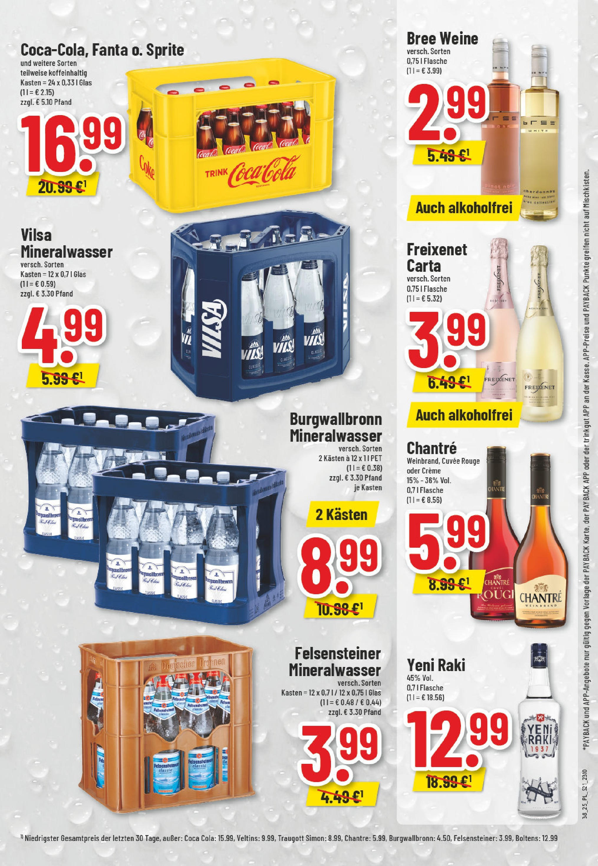 Edeka prospekt Goch (ab 14.09.2025) » Angebote Online | Seite: 23 | Produkte: Fanta, Cola, Mineralwasser, Veltins Edeka prospekt Goch (ab 14.09.2025) » Angebote Online | Seite: 23 | Produkte: Fanta, Cola, Mineralwasser, Veltins