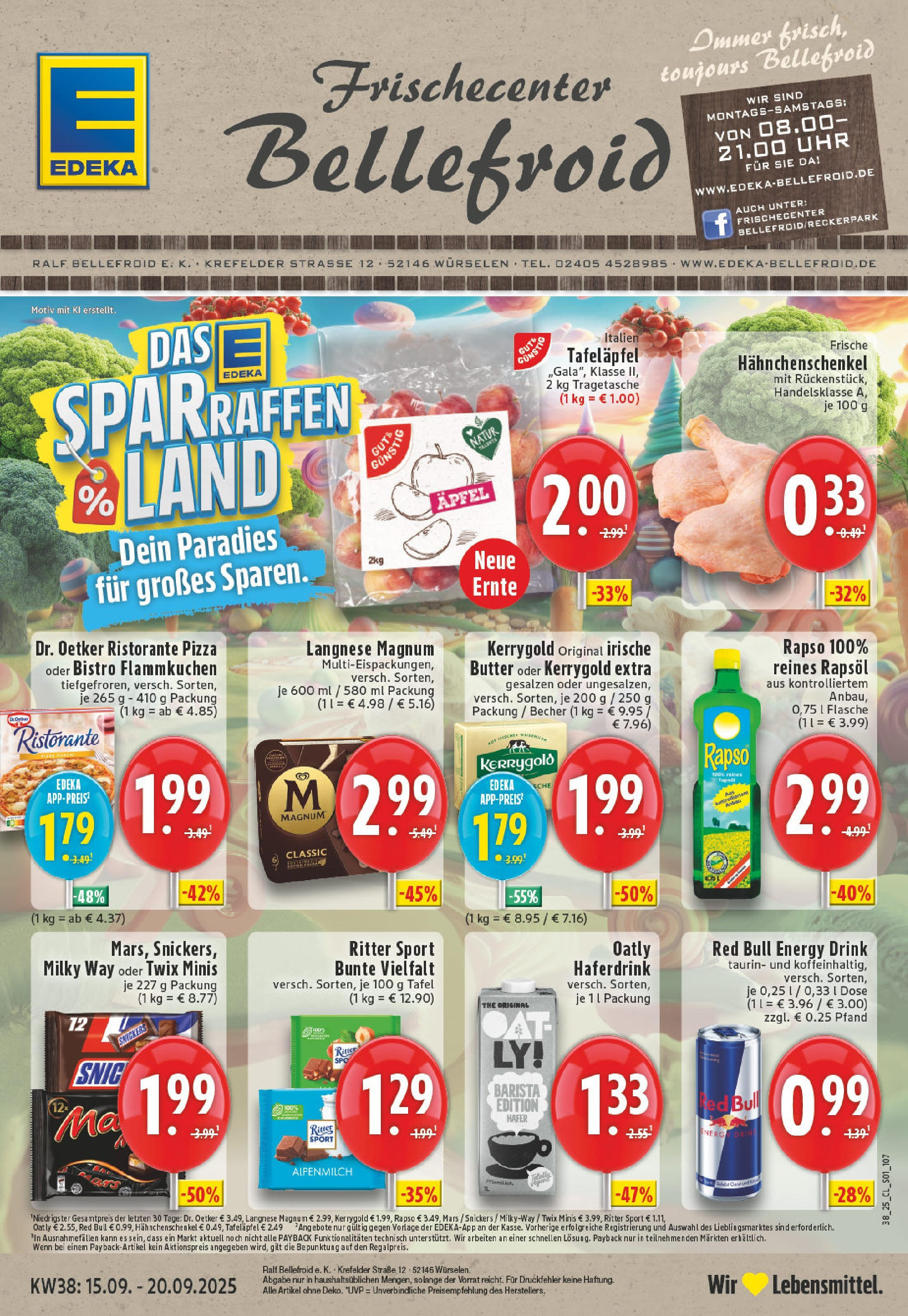 Edeka prospekt Würselen (ab 14.09.2025) » Angebote Online | Seite: 1 | Produkte: Energy, Butter, Haferdrink, Oatly Edeka prospekt Würselen (ab 14.09.2025) » Angebote Online | Seite: 1 | Produkte: Energy, Butter, Haferdrink, Oatly