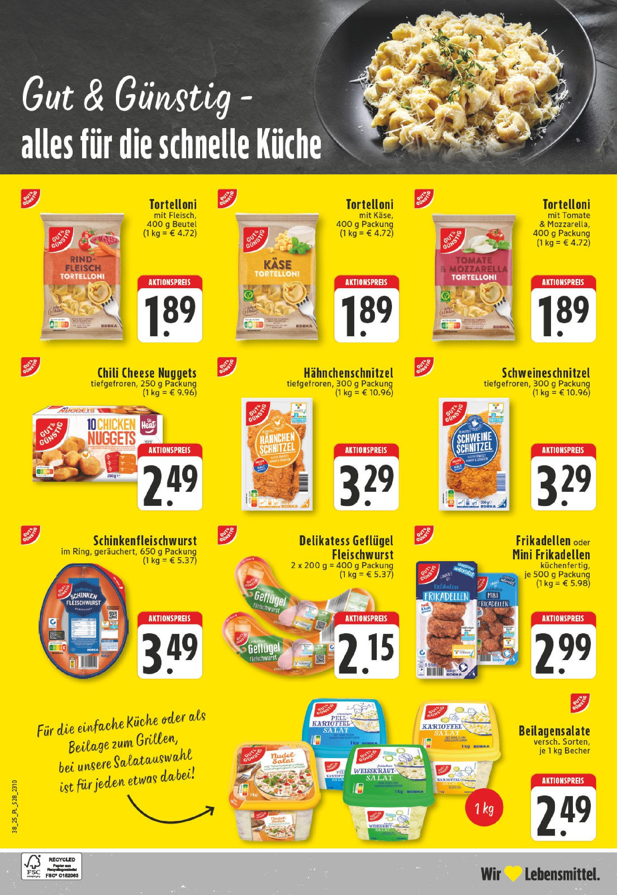 Edeka prospekt Goch (ab 14.09.2025) » Angebote Online | Seite: 30 | Produkte: Küche, Schnitzel, Schinken, Salat Edeka prospekt Goch (ab 14.09.2025) » Angebote Online | Seite: 30 | Produkte: Küche, Schnitzel, Schinken, Salat