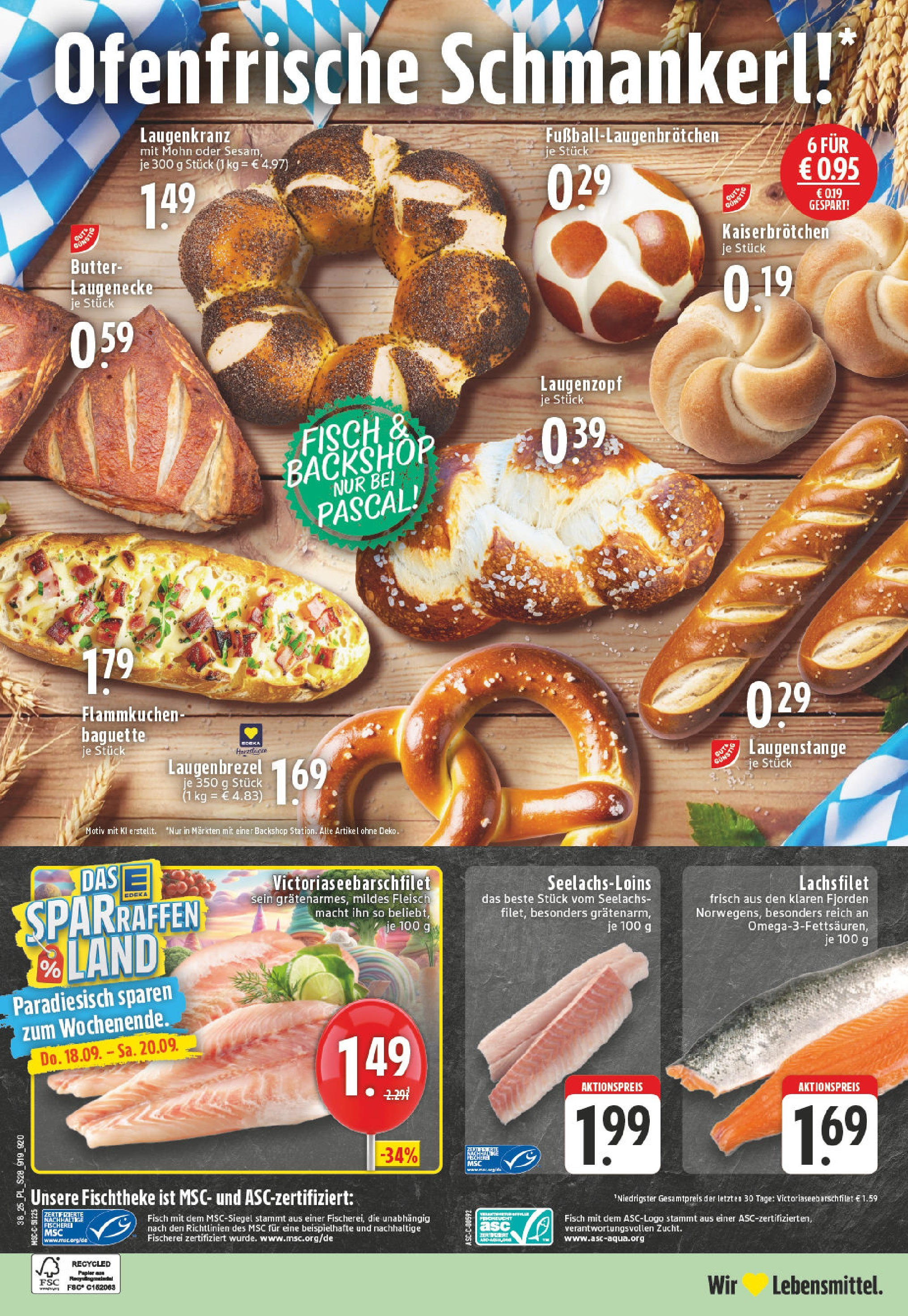 Edeka prospekt Xanten (ab 14.09.2025) » Angebote Online | Seite: 30 | Produkte: Butter, Baguette, Ofenfrische, Fleisch Edeka prospekt Xanten (ab 14.09.2025) » Angebote Online | Seite: 30 | Produkte: Butter, Baguette, Ofenfrische, Fleisch