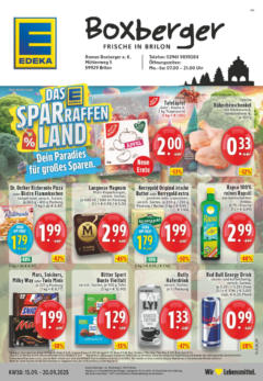 Edeka prospekt Brilon	 ab 14.09.2025 gültig
