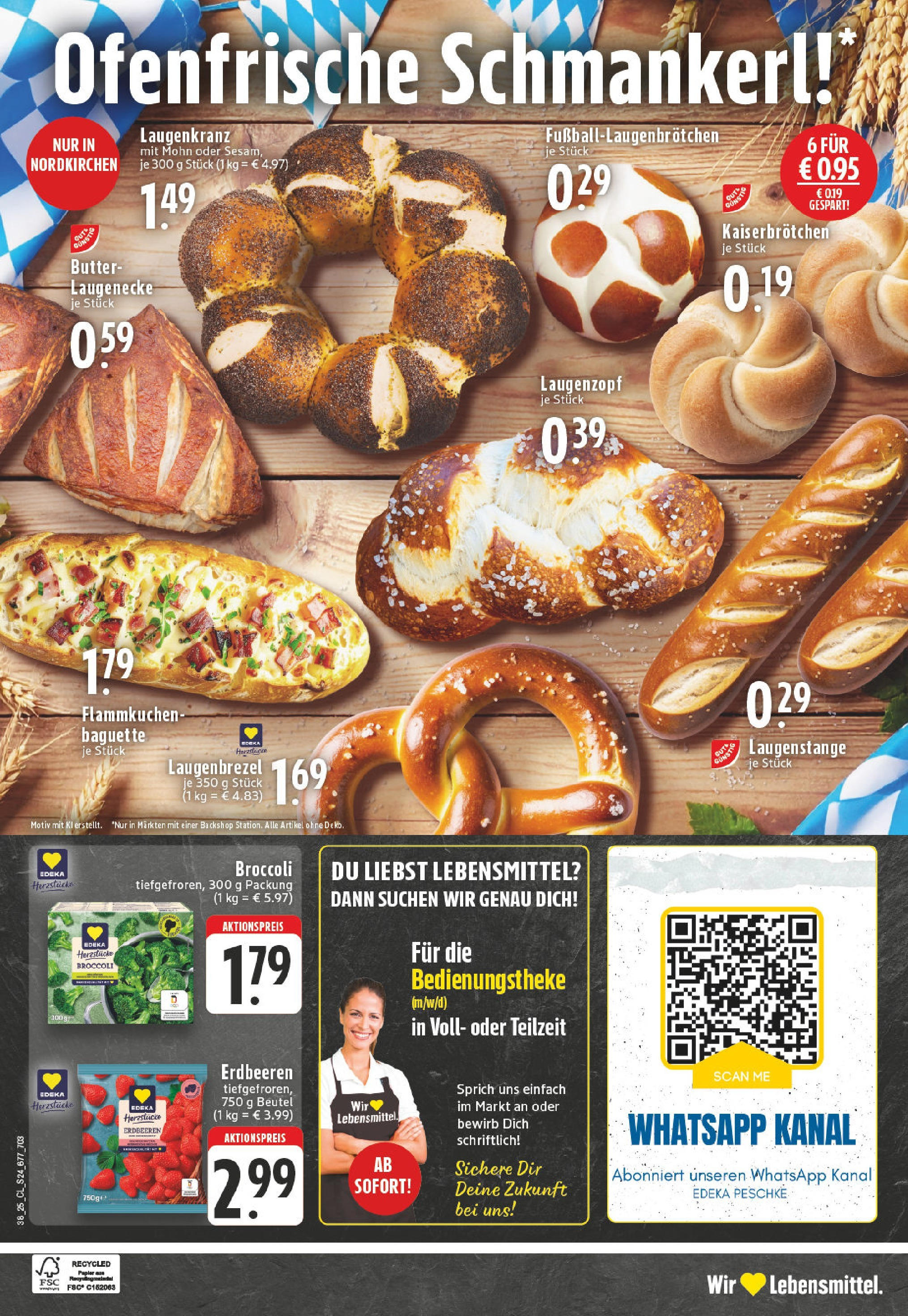 Edeka prospekt Ascheberg-Herbern (ab 14.09.2025) » Angebote Online | Seite: 26 | Produkte: Butter, Baguette, Ofenfrische, Erdbeeren Edeka prospekt Ascheberg-Herbern (ab 14.09.2025) » Angebote Online | Seite: 26 | Produkte: Butter, Baguette, Ofenfrische, Erdbeeren