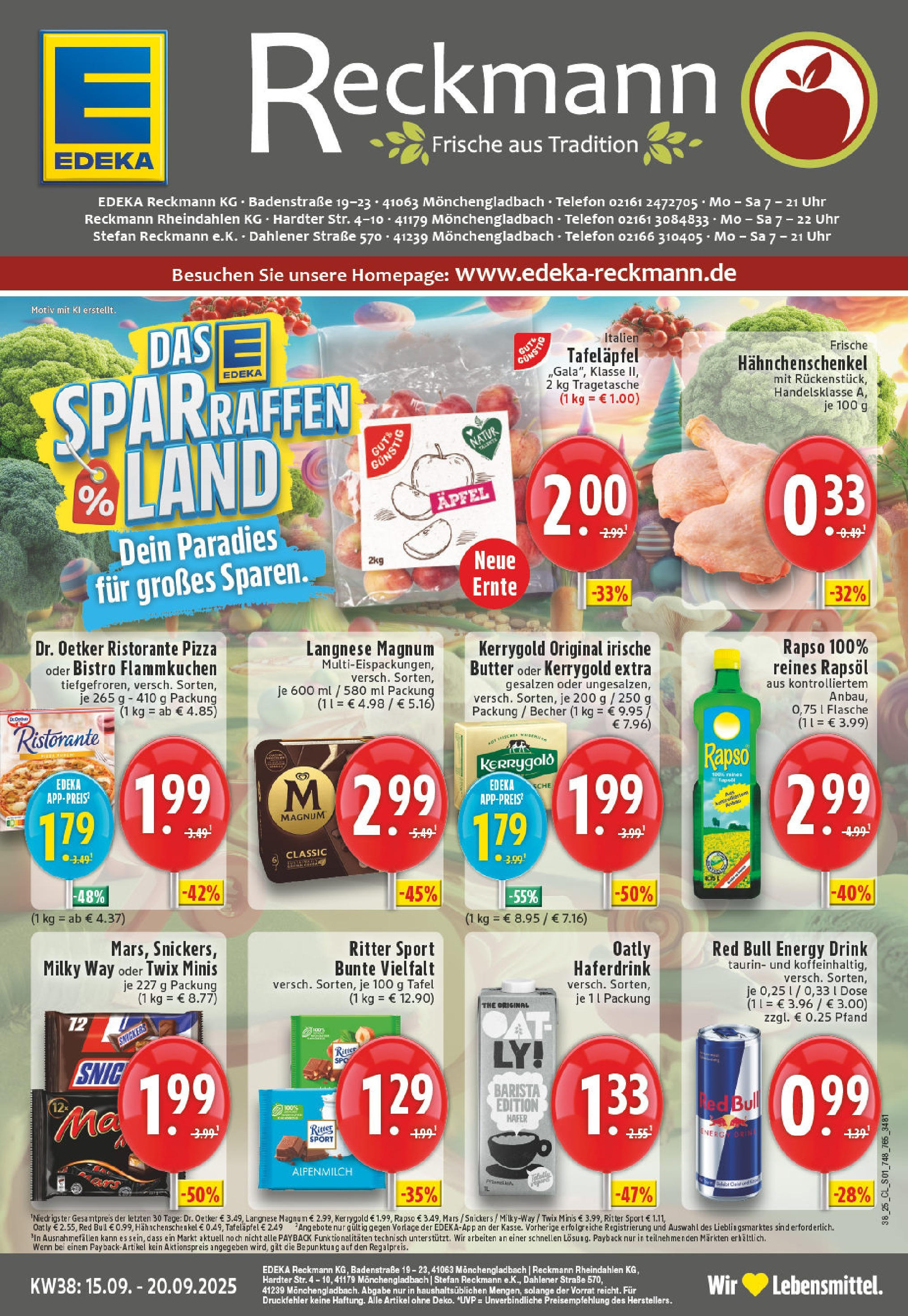 Edeka prospekt Mönchengladbach-Rheydt	 (ab 14.09.2025) » Angebote Online | Seite: 1