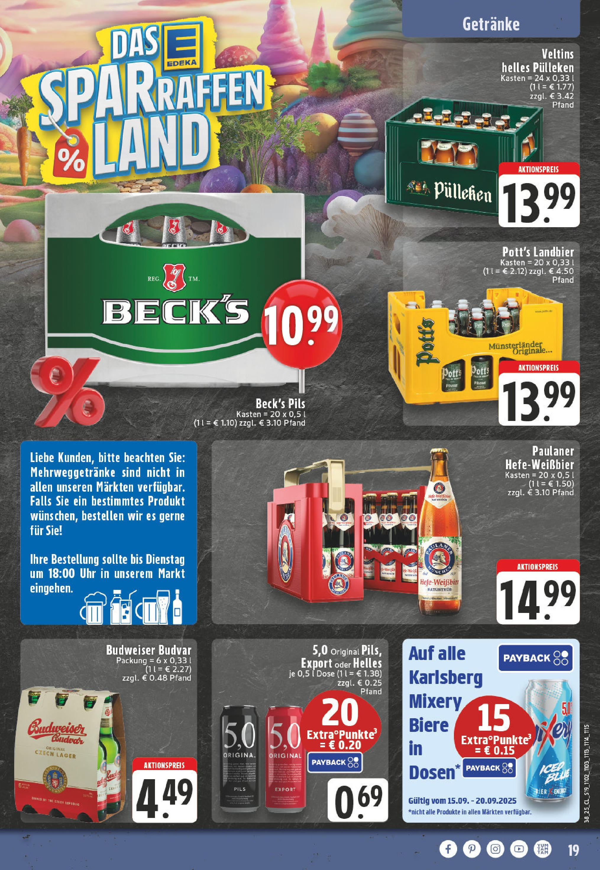 Edeka prospekt Arnsberg	 (ab 14.09.2025) » Angebote Online | Seite: 21