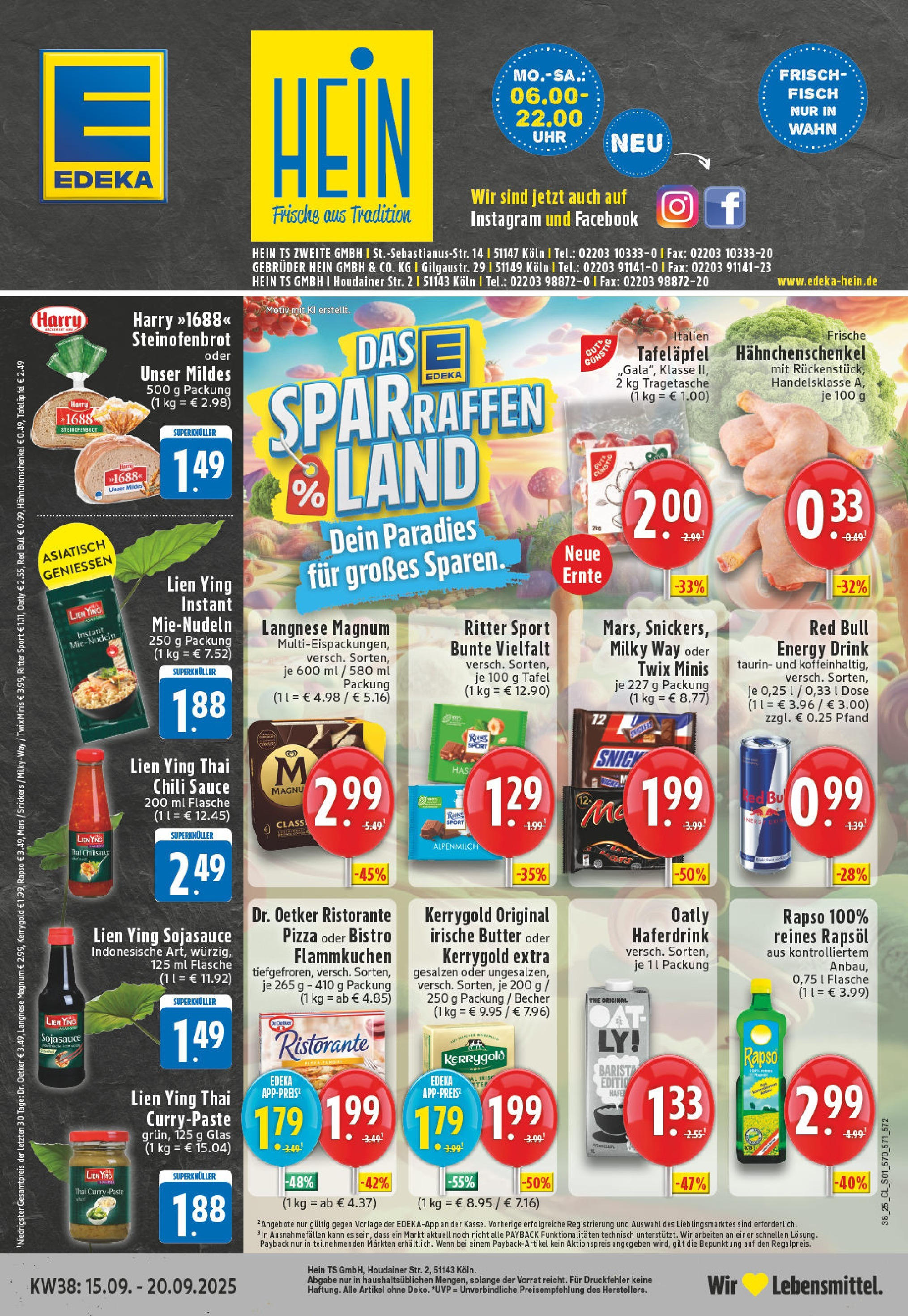 Edeka prospekt Köln	 (ab 14.09.2025) » Angebote Online | Seite: 1