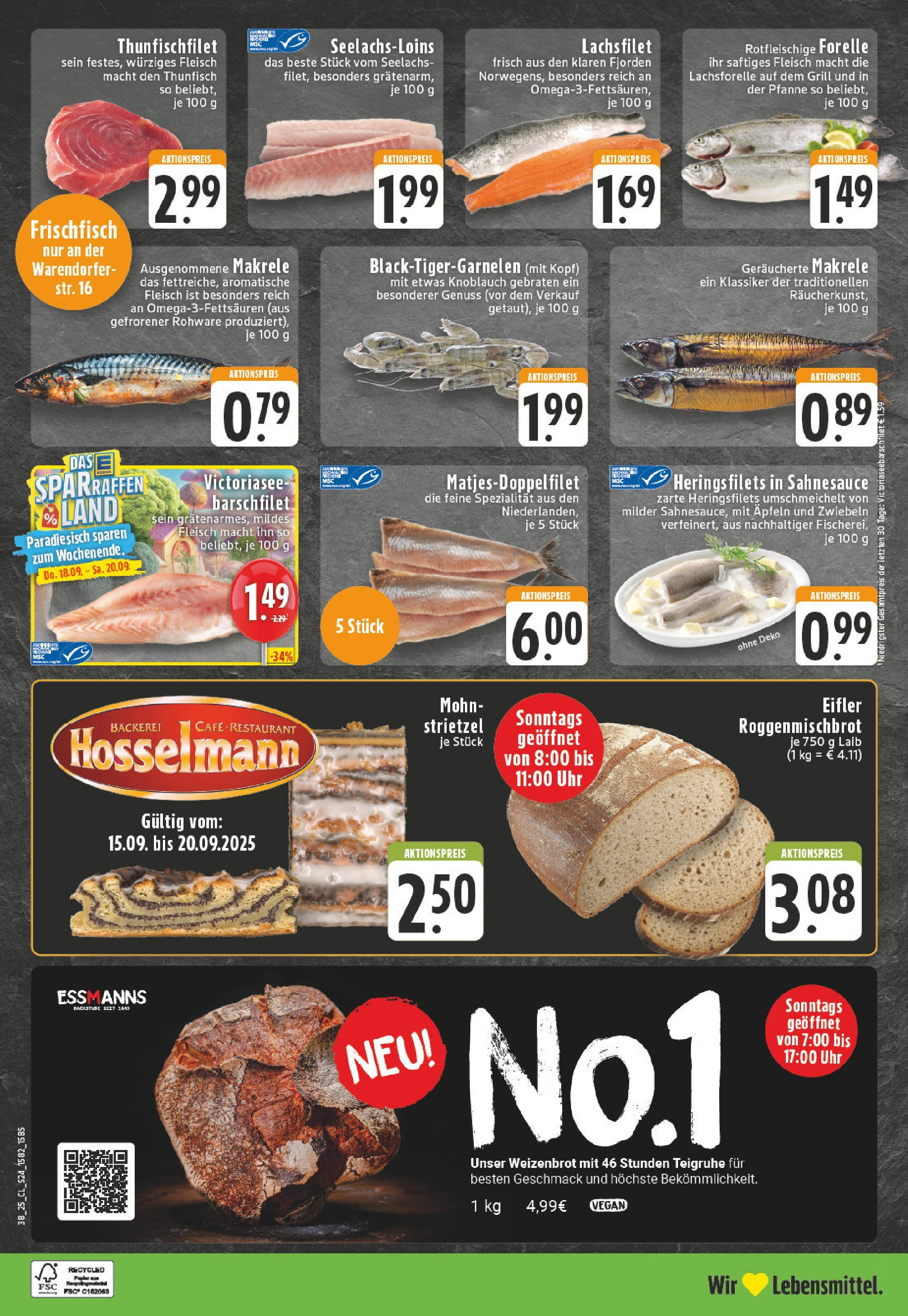 Edeka prospekt Oelde	 (ab 14.09.2025) » Angebote Online | Seite: 26 | Produkte: Grill, Thunfisch, Fleisch, Uhr