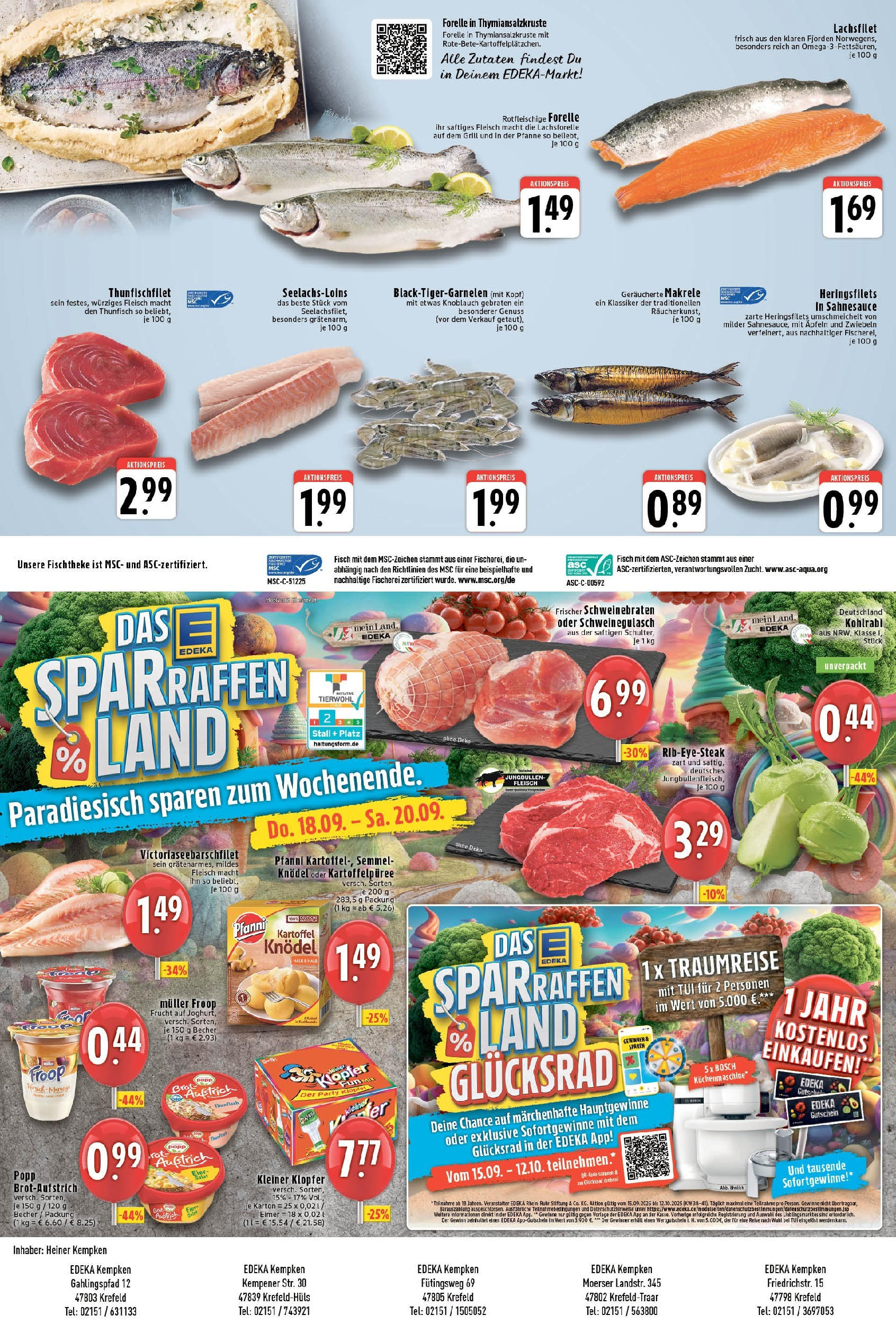 Edeka prospekt Krefeld	 (ab 14.09.2025) » Angebote Online | Seite: 8