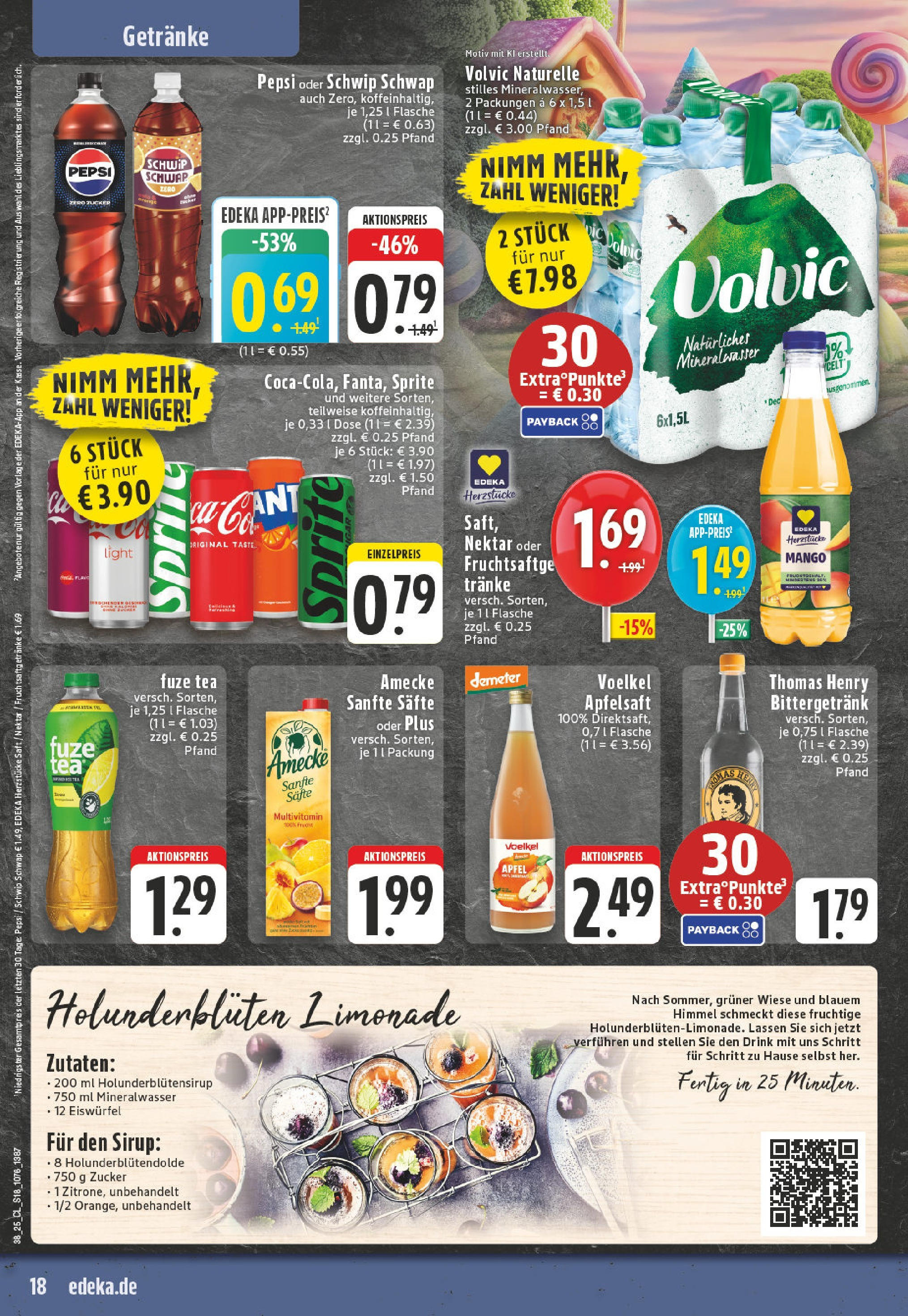 Edeka prospekt Herne-Sodingen	 (ab 14.09.2025) » Angebote Online | Seite: 20 | Produkte: Fuze tea, Zucker, Saft, Volvic