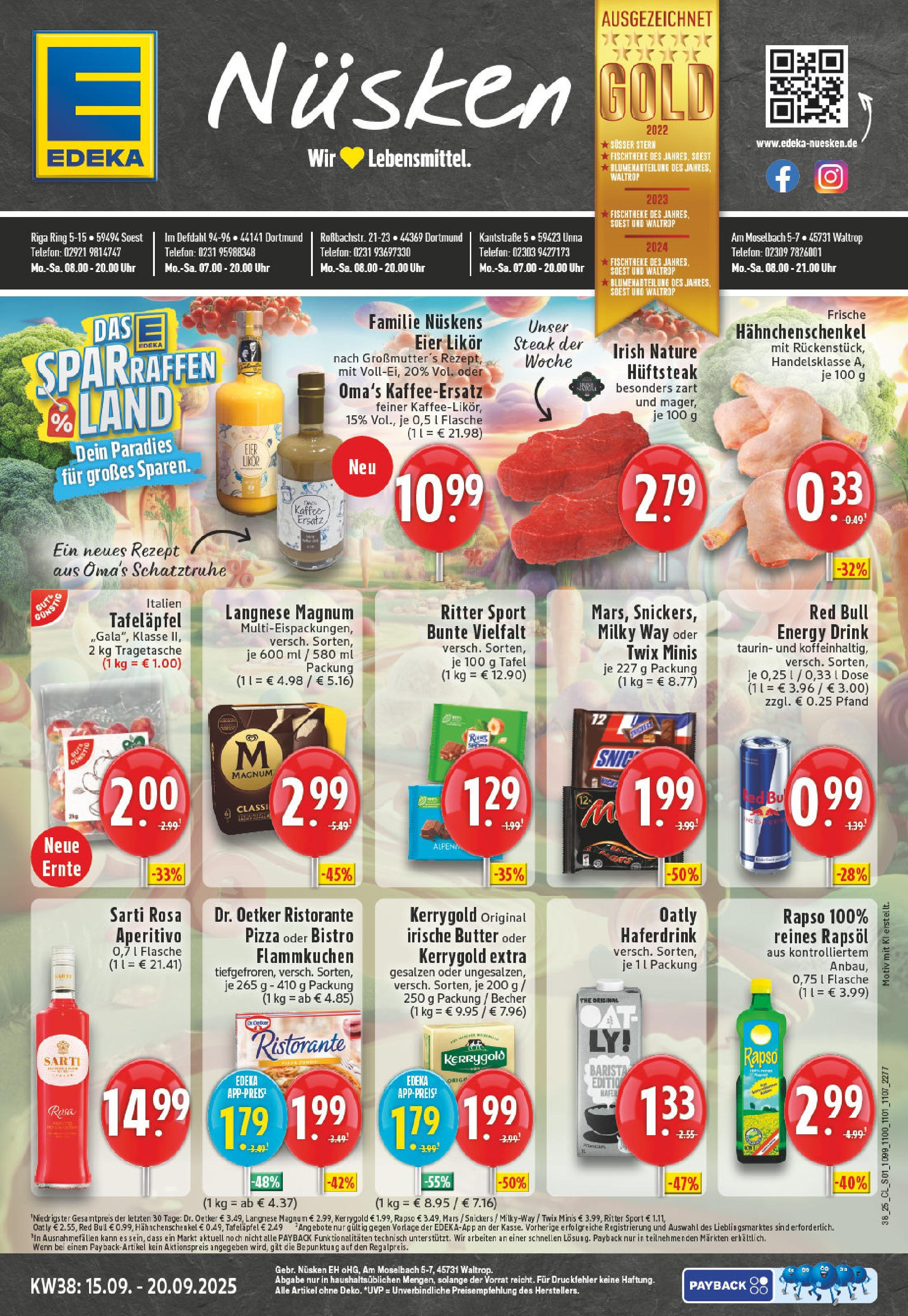 Edeka prospekt Dortmund - Huckarde	 (ab 14.09.2025) » Angebote Online | Seite: 1