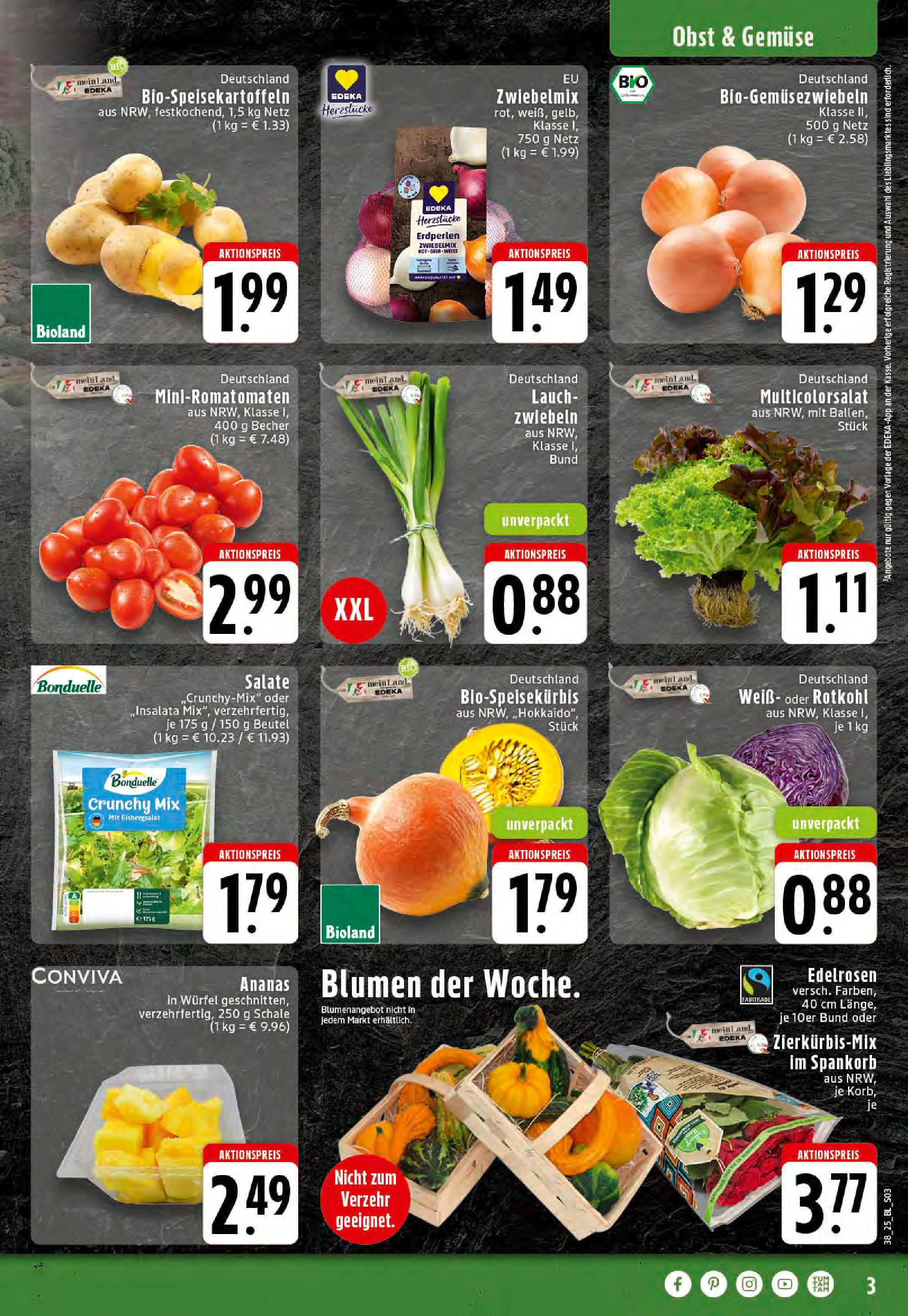 Edeka prospekt Recke	 (ab 14.09.2025) » Angebote Online | Seite: 3
