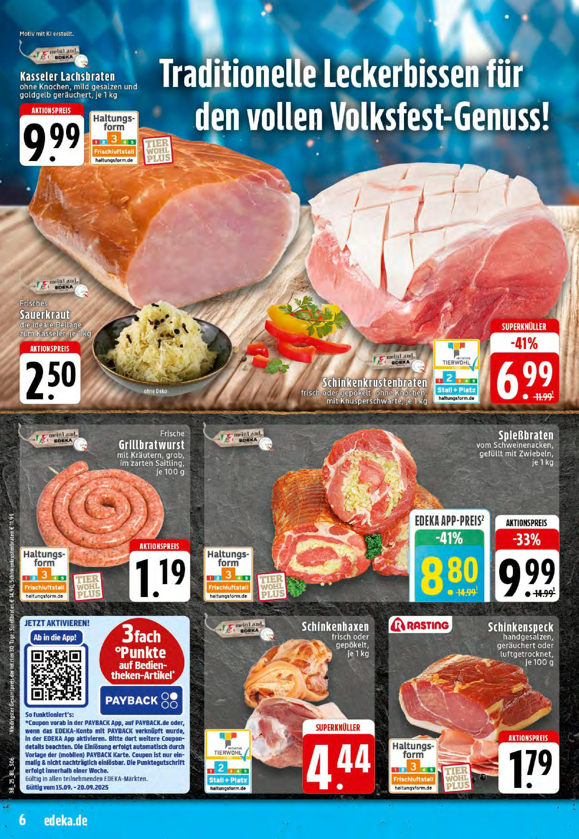 Edeka prospekt Recke	 (ab 14.09.2025) » Angebote Online | Seite: 6