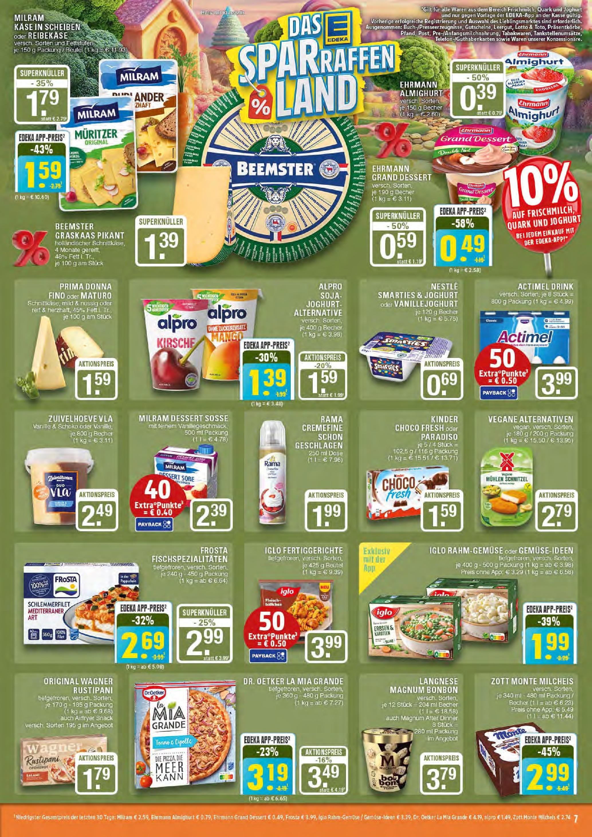 Edeka prospekt Marl	 (ab 14.09.2025) » Angebote Online | Seite: 7 | Produkte: Quark, Soße, Milram, Mango