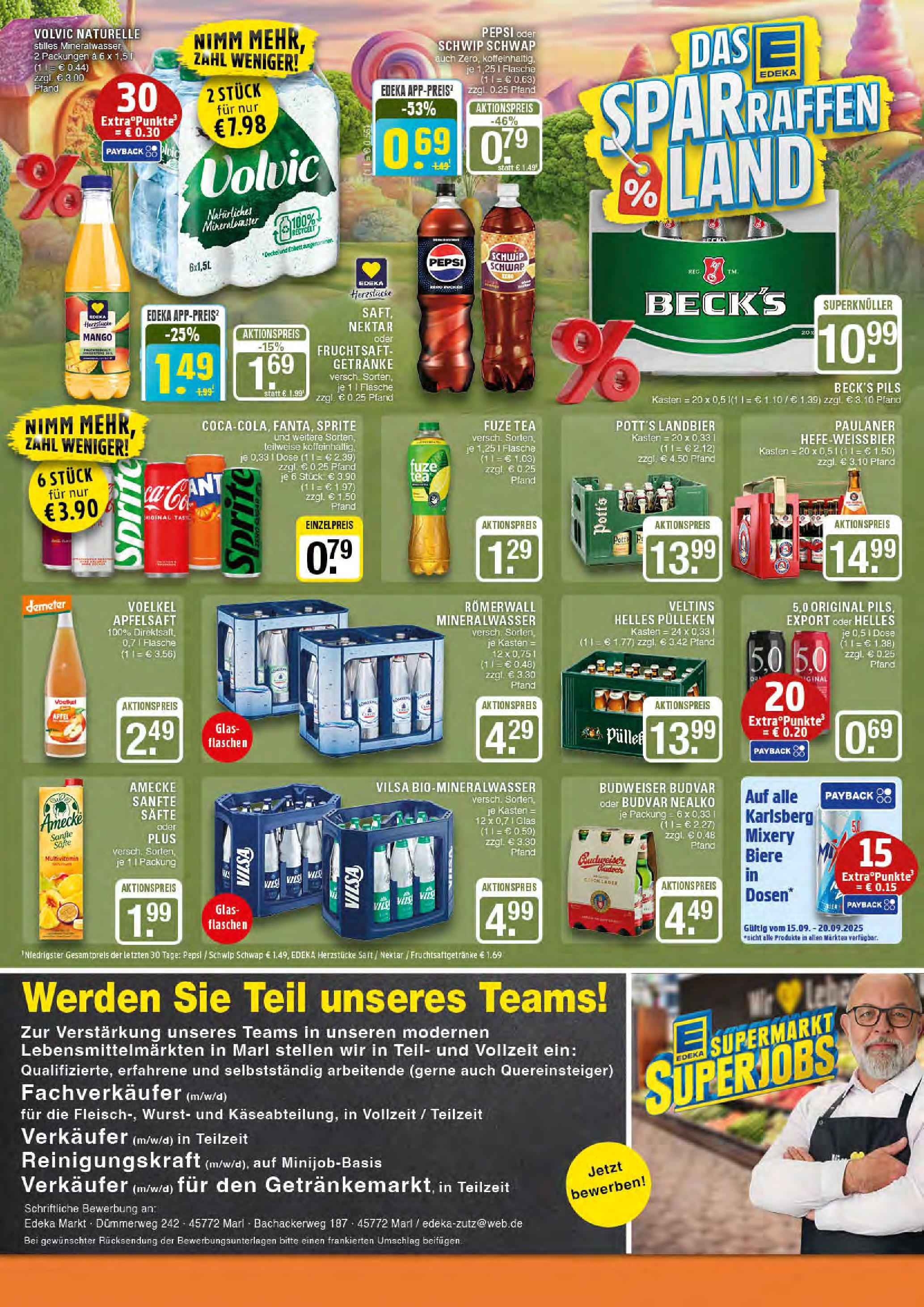 Edeka prospekt Marl	 (ab 14.09.2025) » Angebote Online | Seite: 12 | Produkte: Pils, Apple, Saft, Fruchtsaft