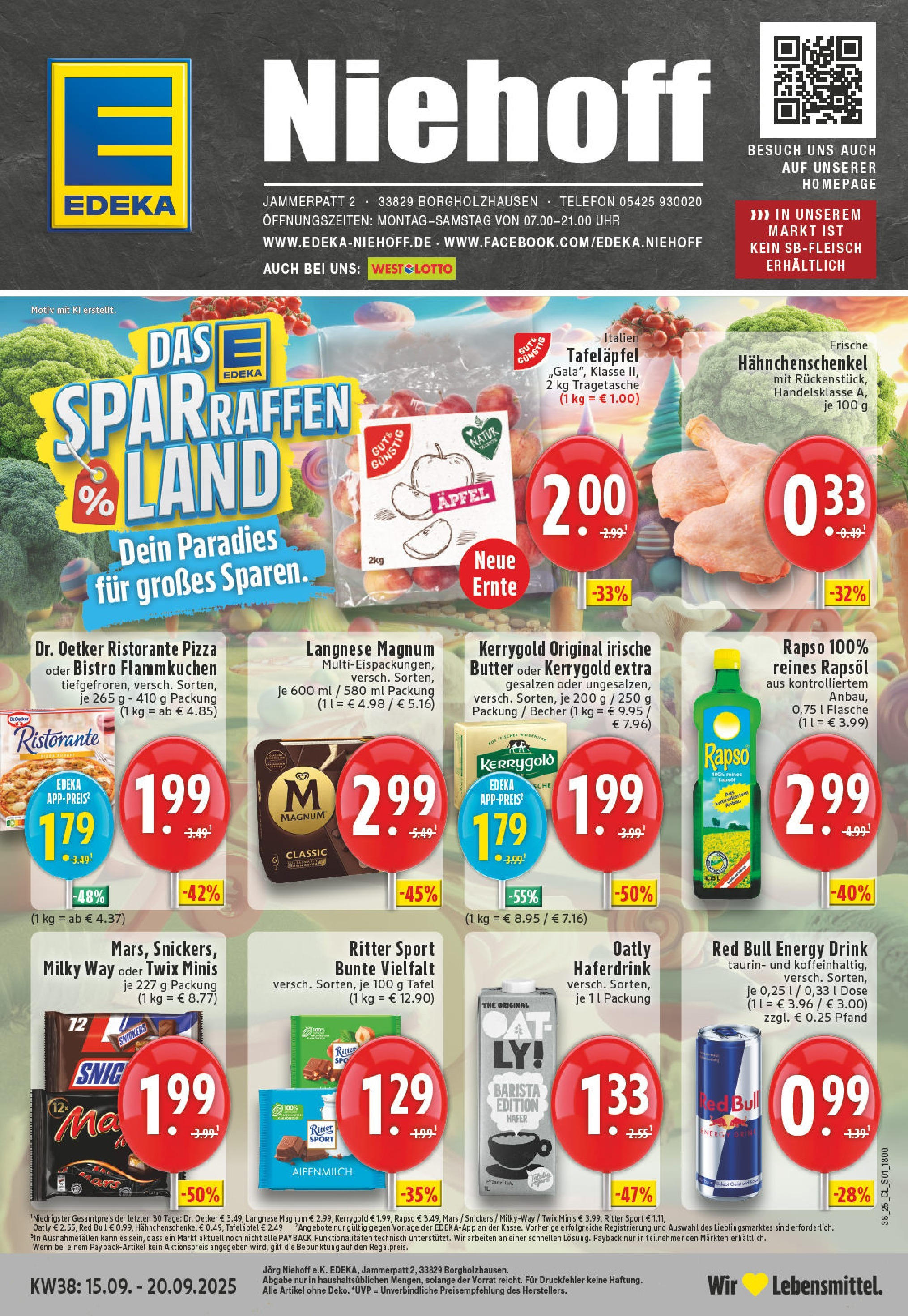 Edeka prospekt Borgholzhausen	 (ab 14.09.2025) » Angebote Online | Seite: 1