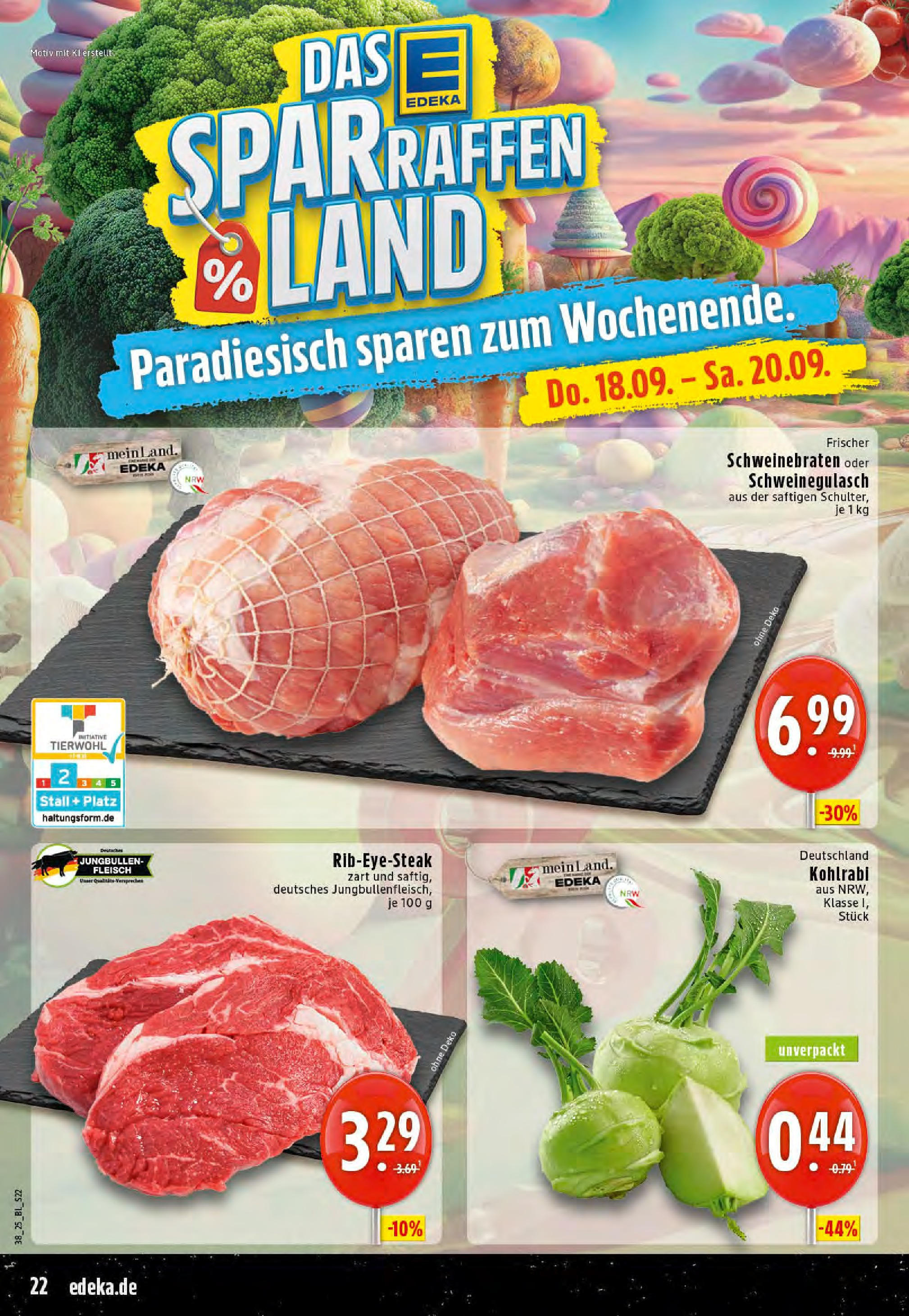 Edeka prospekt Recke	 (ab 14.09.2025) » Angebote Online | Seite: 22