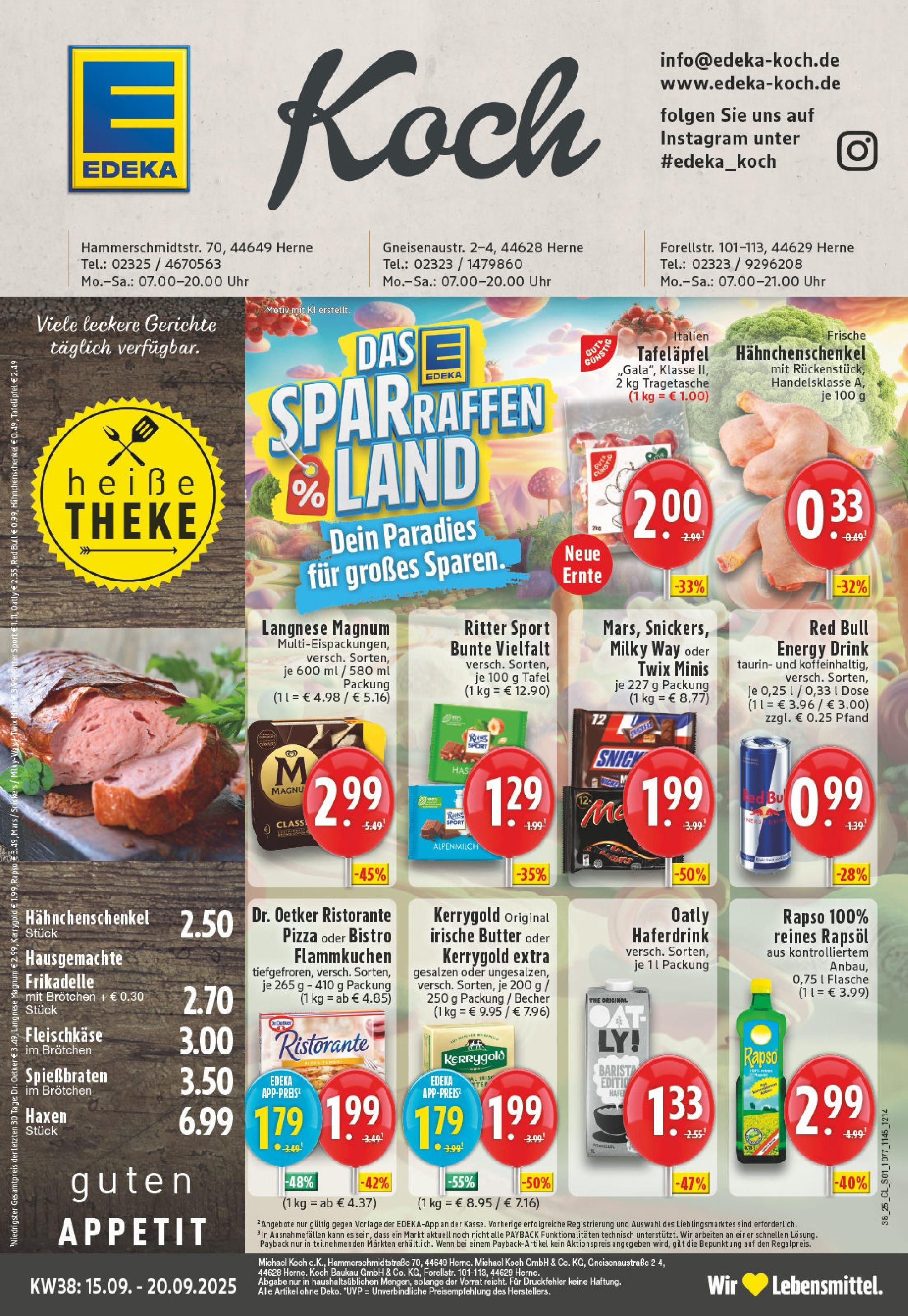 Edeka prospekt Herne	 (ab 14.09.2025) » Angebote Online | Seite: 1