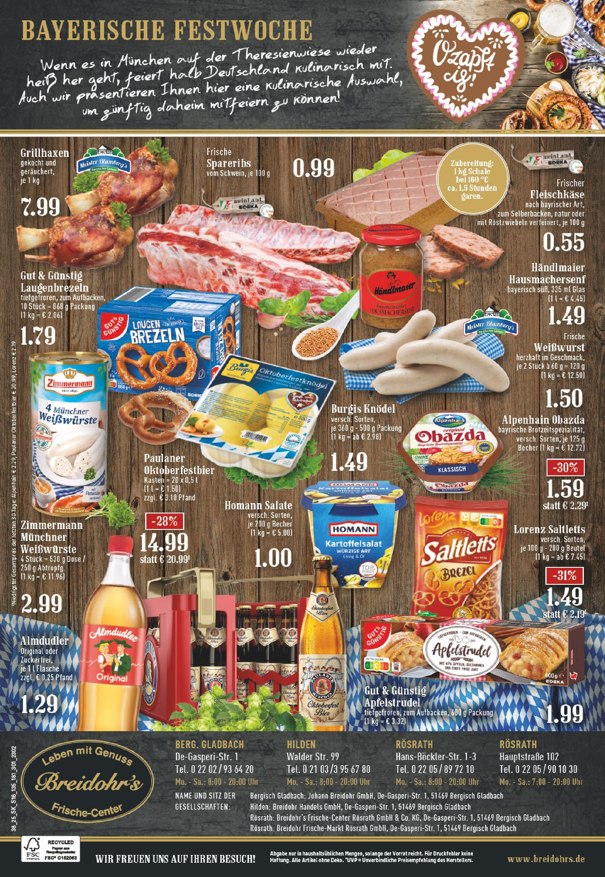 Edeka prospekt Rösrath	 (ab 14.09.2025) » Angebote Online | Seite: 18