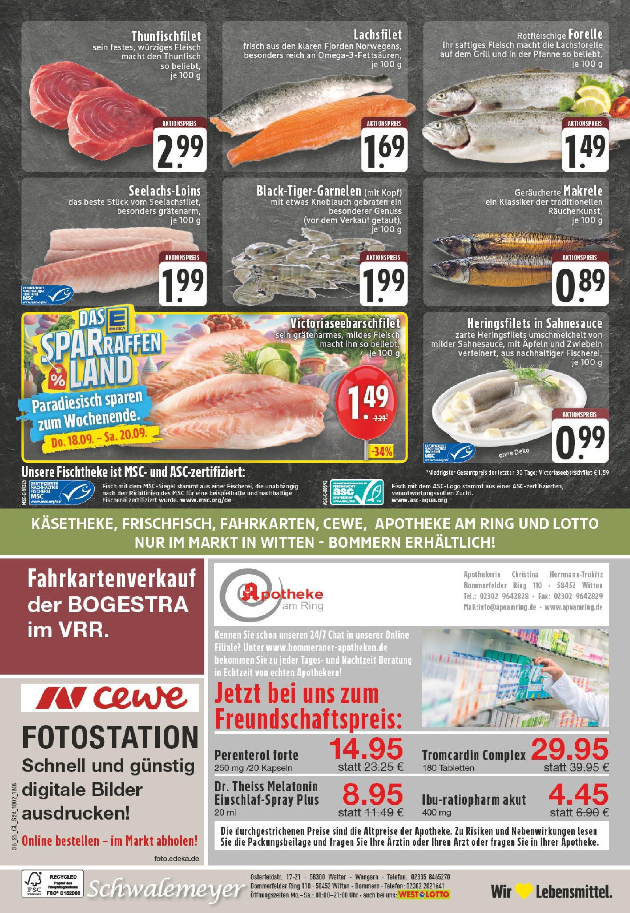 Edeka prospekt Witten-Bommern	 (ab 14.09.2025) » Angebote Online | Seite: 26 | Produkte: Grill, Thunfisch, Fleisch, Uhr
