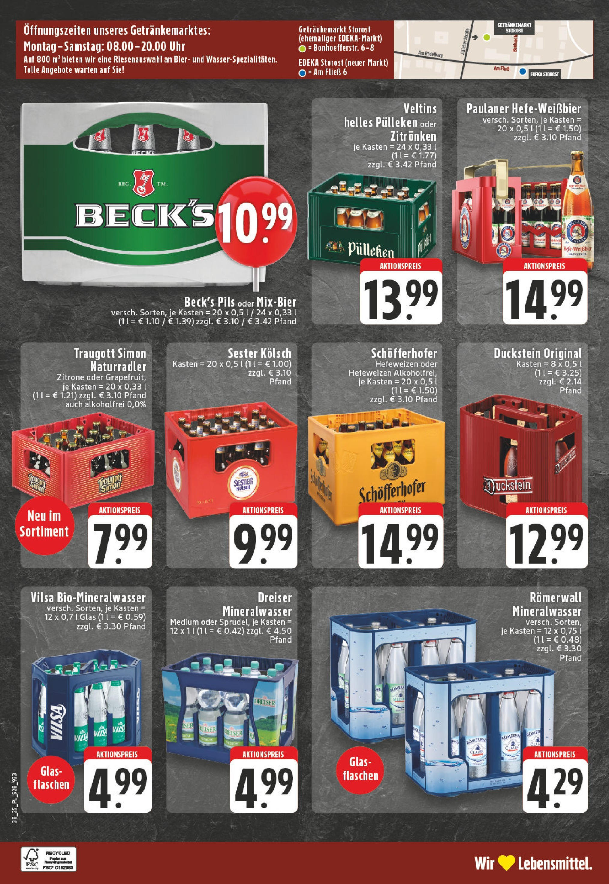 Edeka prospekt Eschweiler-Dürwiß (ab 14.09.2025) » Angebote Online | Seite: 30 | Produkte: Bier, Mineralwasser, Zitrone, Veltins Edeka prospekt Eschweiler-Dürwiß (ab 14.09.2025) » Angebote Online | Seite: 30 | Produkte: Bier, Mineralwasser, Zitrone, Veltins