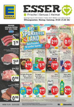 Edeka prospekt Erkelenz	 ab 14.09.2025 gültig