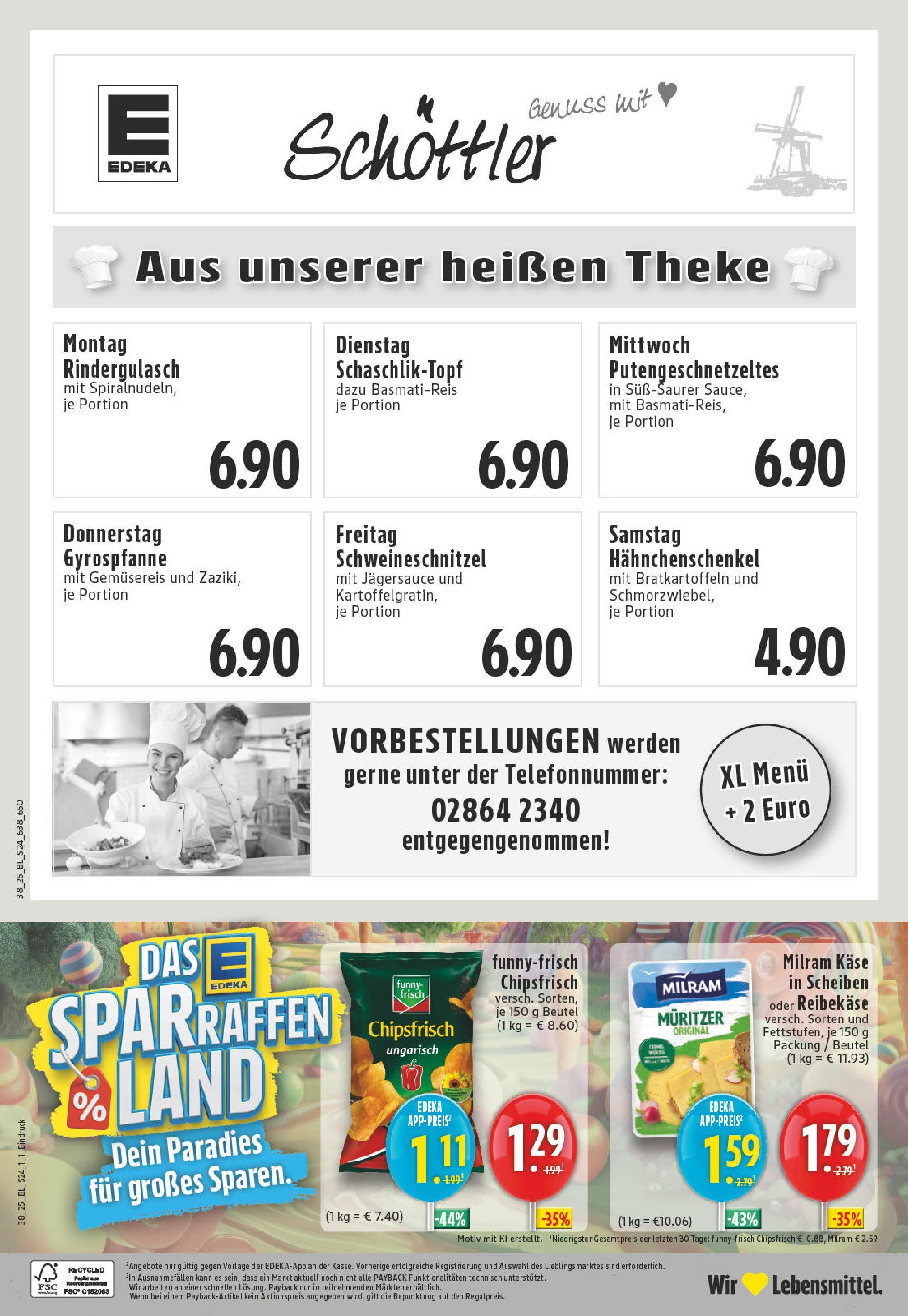 Edeka prospekt Reken (ab 14.09.2025) » Angebote Online | Seite: 26 | Produkte: Rindergulasch, Theke, Reibekase, Chips Edeka prospekt Reken (ab 14.09.2025) » Angebote Online | Seite: 26 | Produkte: Rindergulasch, Theke, Reibekase, Chips