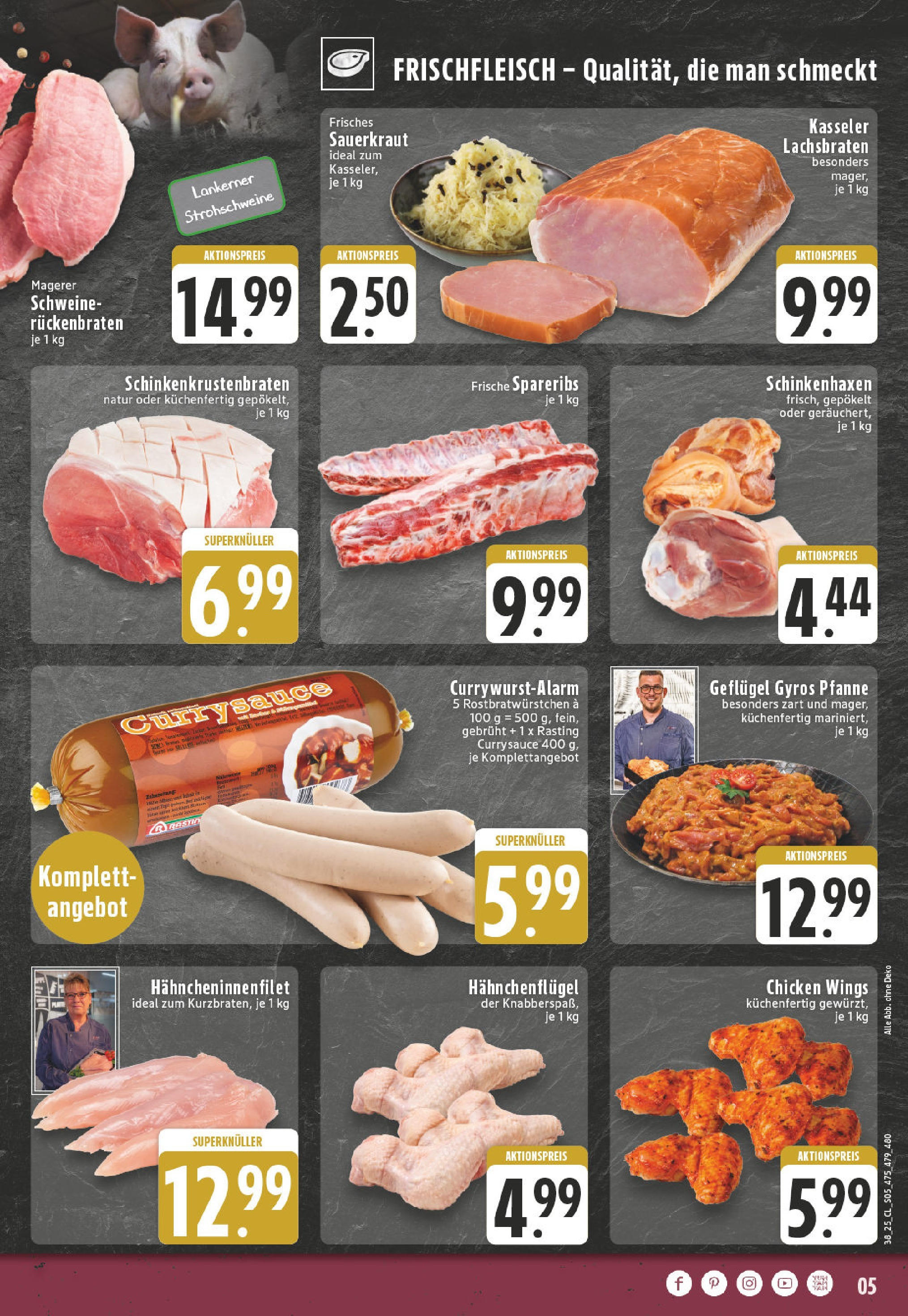 Edeka prospekt Wesel-Obrighoven (ab 14.09.2025) » Angebote Online | Seite: 7 | Produkte: Spare ribs, Gyros Edeka prospekt Wesel-Obrighoven (ab 14.09.2025) » Angebote Online | Seite: 7 | Produkte: Spare ribs, Gyros