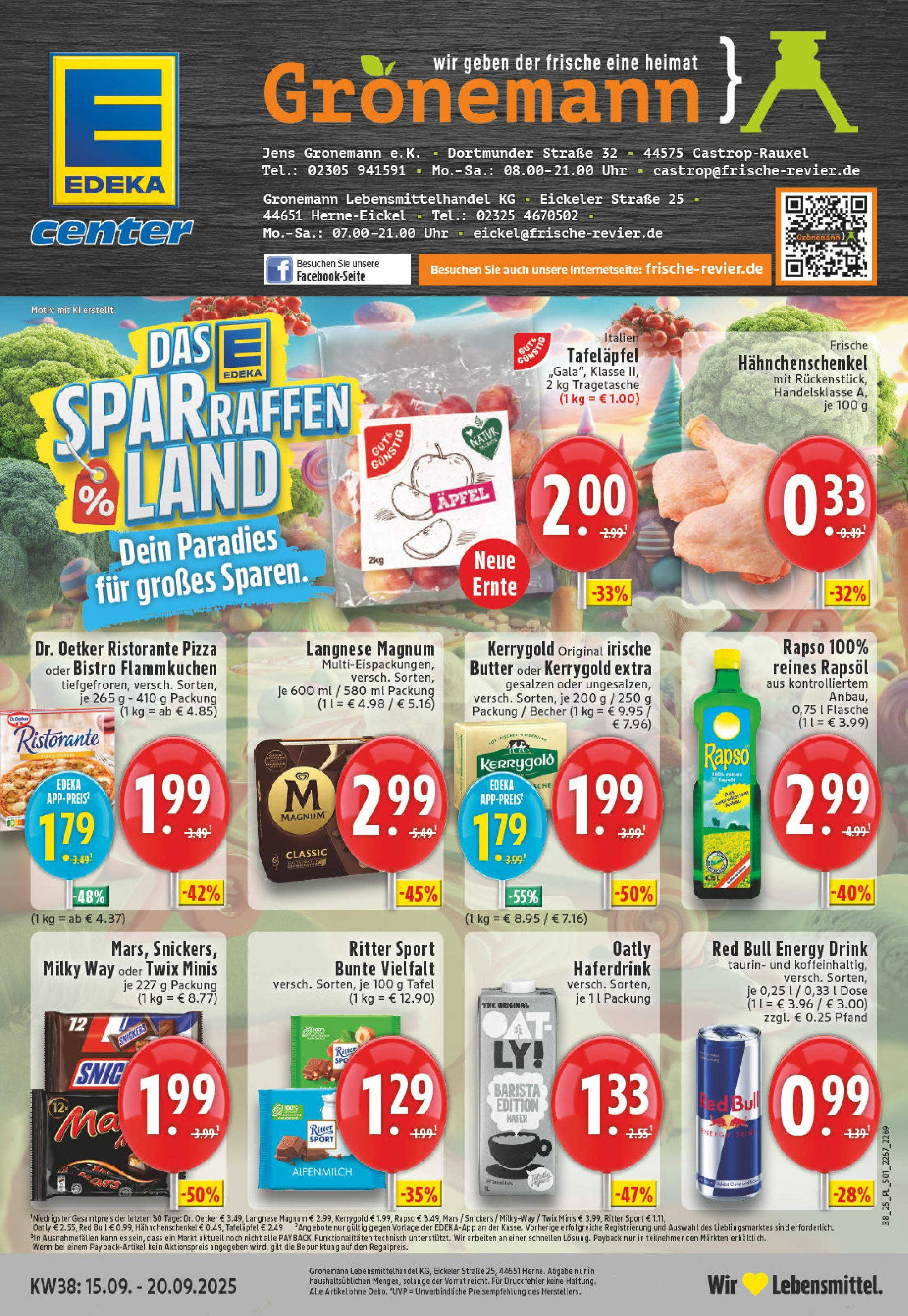 Edeka prospekt Herne - Eickel	 (ab 14.09.2025) » Angebote Online | Seite: 1