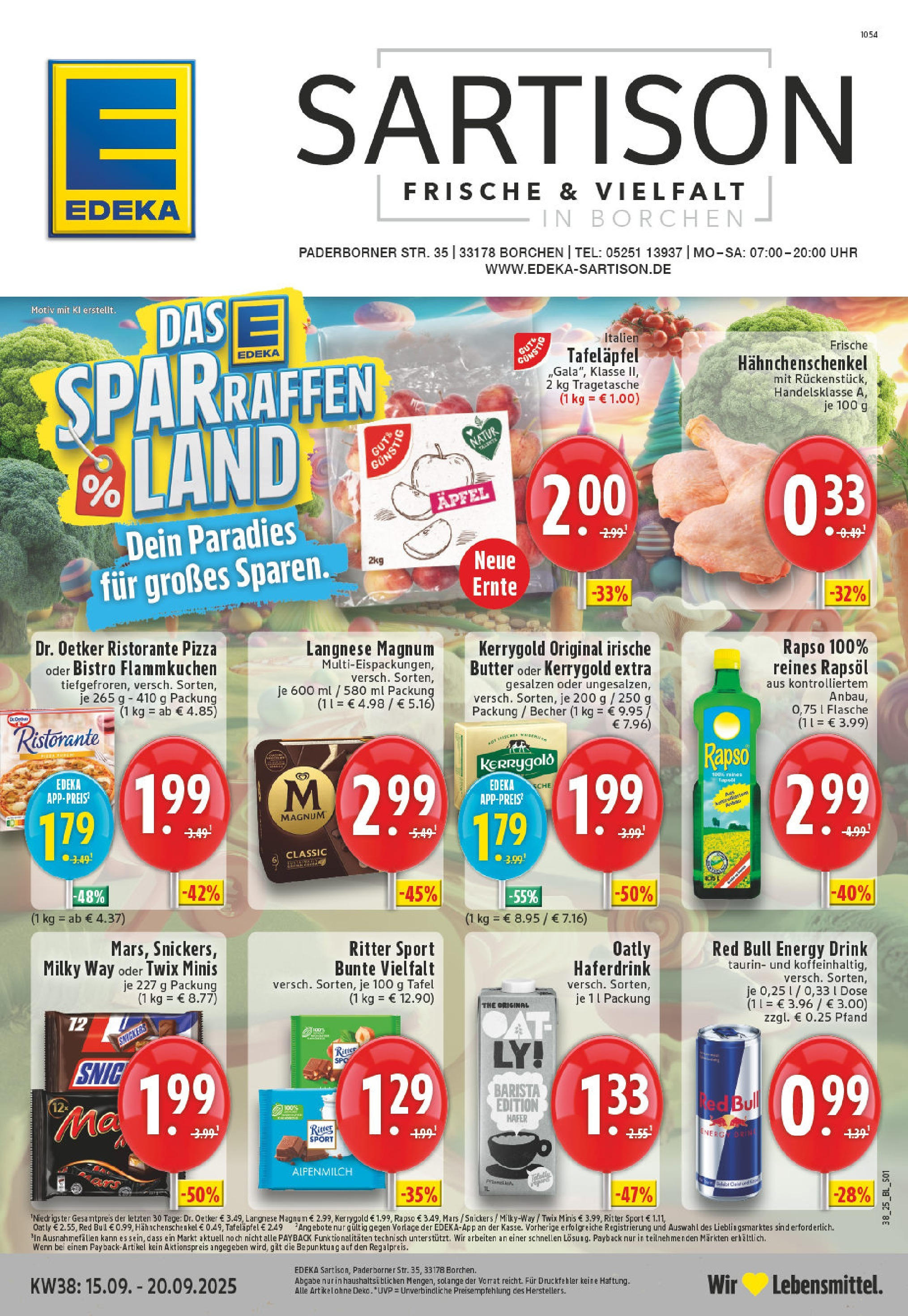 Edeka prospekt Borchen	 (ab 14.09.2025) » Angebote Online | Seite: 1