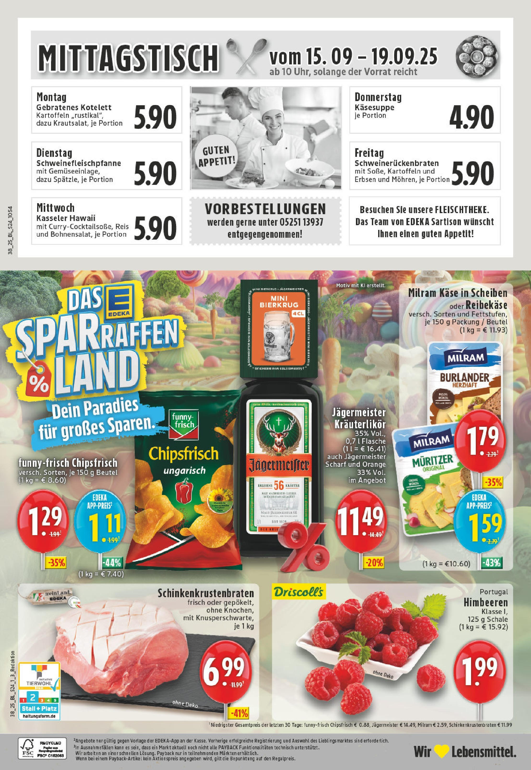 Edeka prospekt Borchen	 (ab 14.09.2025) » Angebote Online | Seite: 26