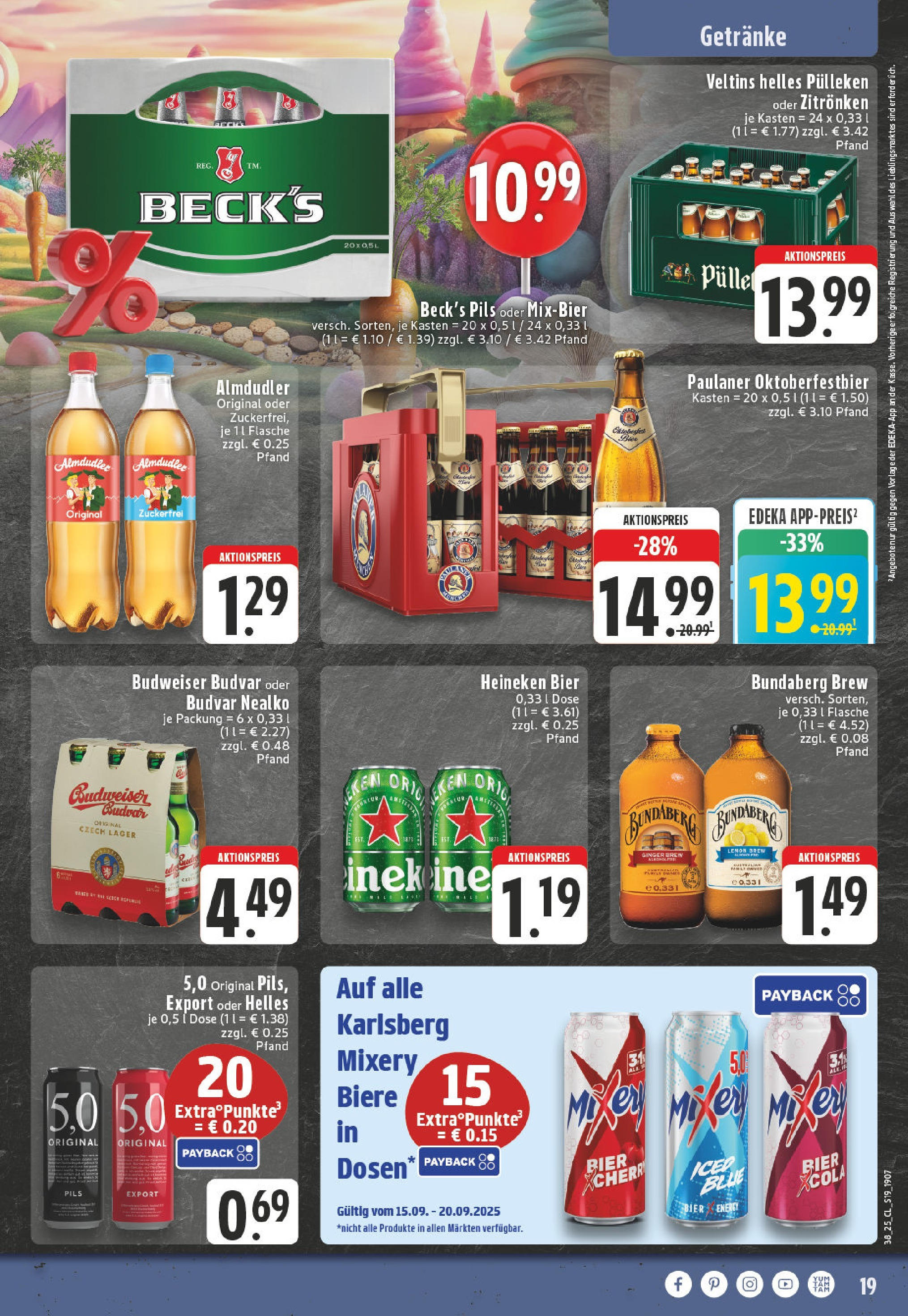Edeka prospekt Paderborn (ab 14.09.2025) » Angebote Online | Seite: 21 | Produkte: Energy, Bier, Pils, Mixery Edeka prospekt Paderborn (ab 14.09.2025) » Angebote Online | Seite: 21 | Produkte: Energy, Bier, Pils, Mixery