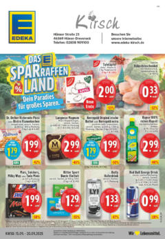 Edeka prospekt Hünxe-Drevenack	 ab 14.09.2025 gültig