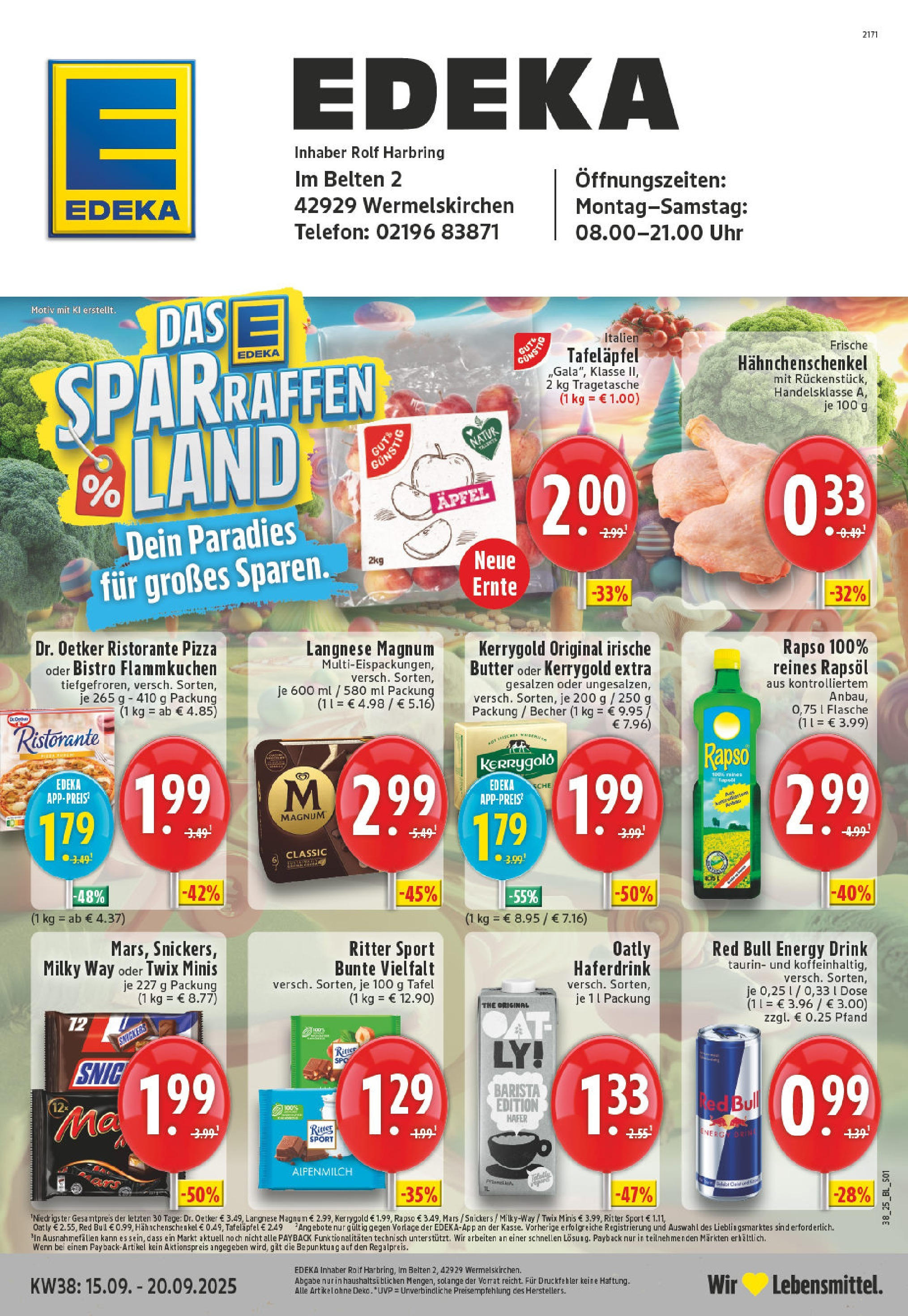 Edeka prospekt Wermelskirchen (ab 14.09.2025) » Angebote Online | Seite: 1 Edeka prospekt Wermelskirchen (ab 14.09.2025) » Angebote Online | Seite: 1