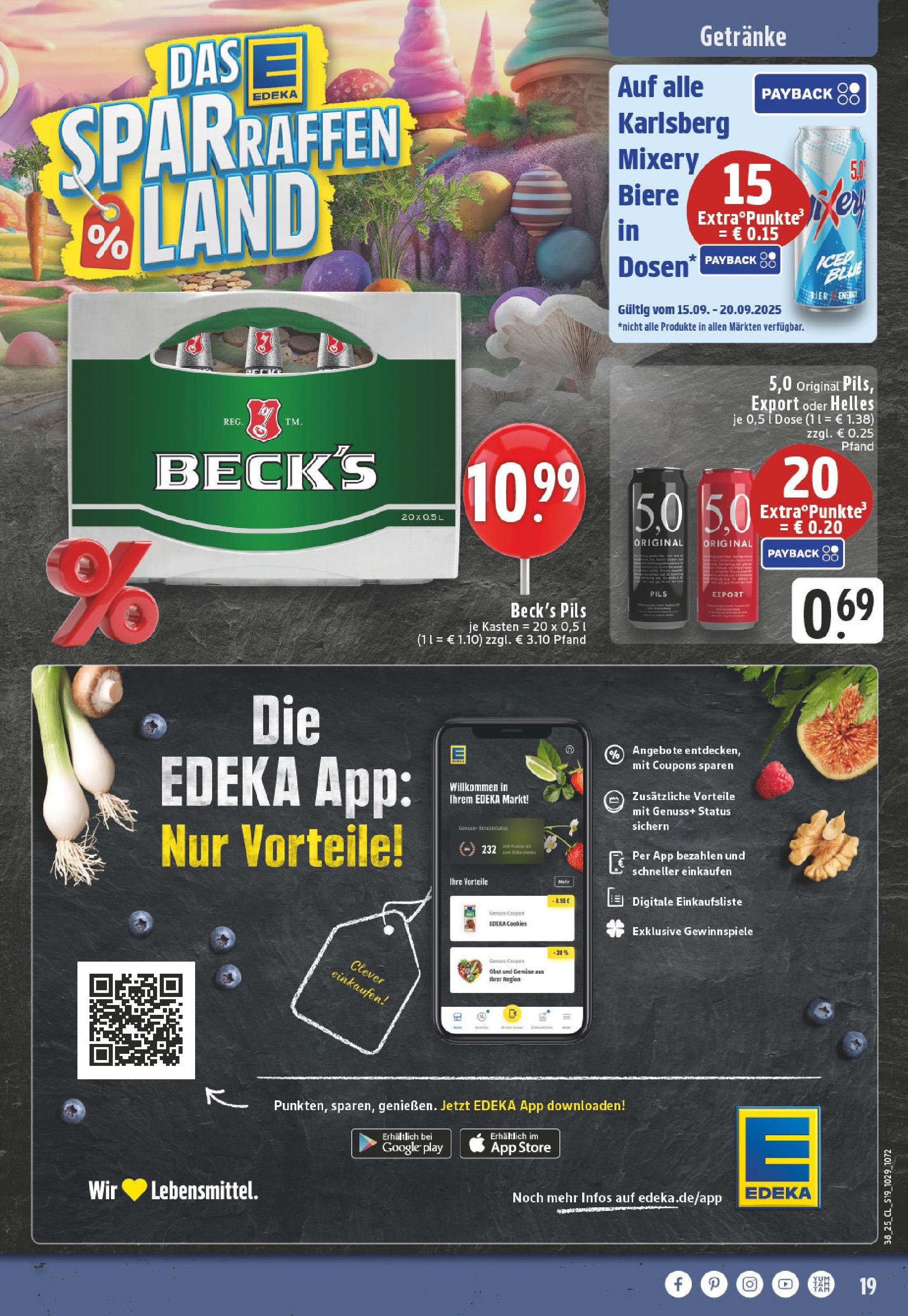 Edeka prospekt Moers (ab 14.09.2025) » Angebote Online | Seite: 21 | Produkte: Pils, Obst, Mixery Edeka prospekt Moers (ab 14.09.2025) » Angebote Online | Seite: 21 | Produkte: Pils, Obst, Mixery