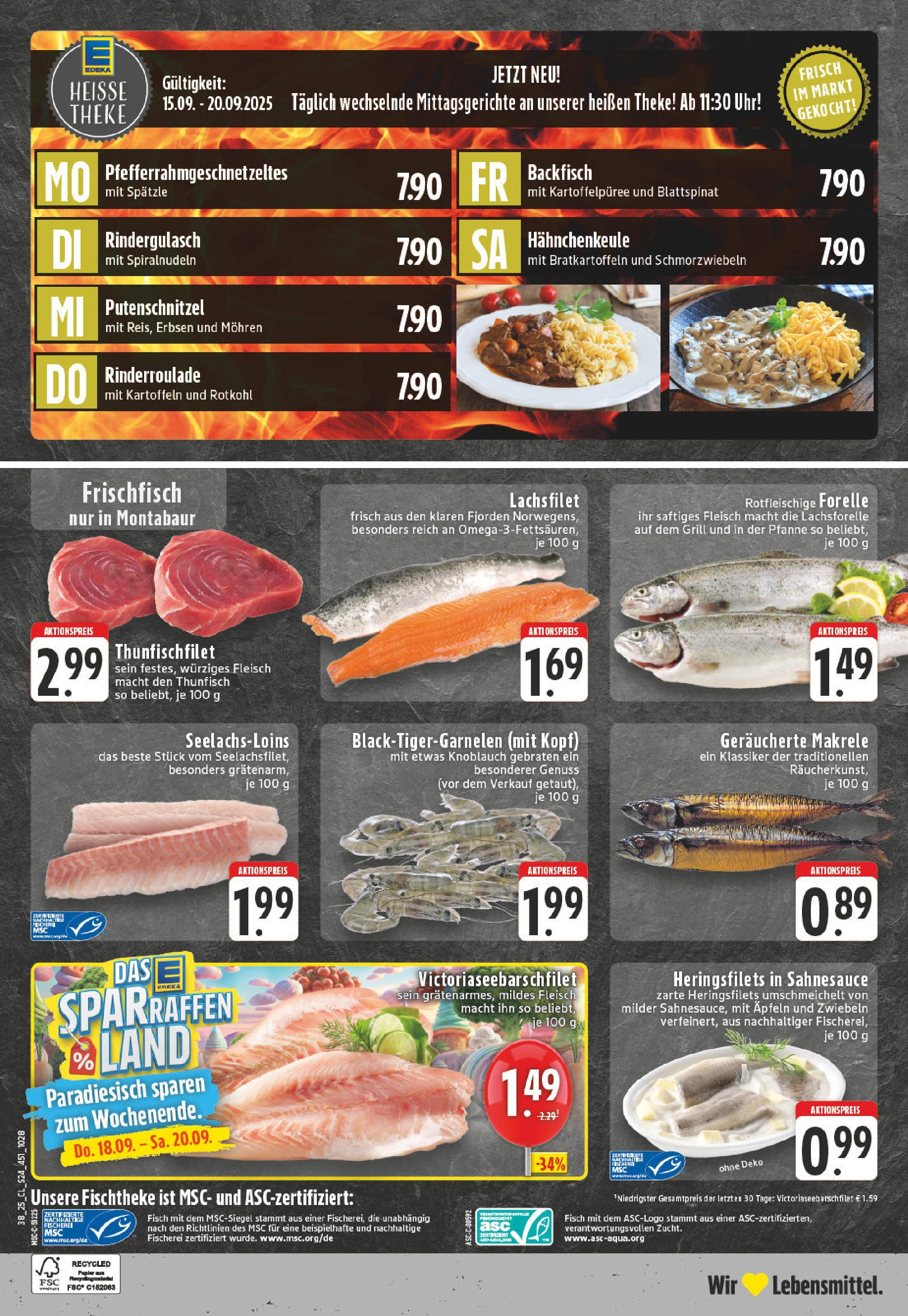 Edeka prospekt Neuwied (ab 14.09.2025) » Angebote Online | Seite: 26 | Produkte: Grill, Theke, Fleisch, Erbsen Edeka prospekt Neuwied (ab 14.09.2025) » Angebote Online | Seite: 26 | Produkte: Grill, Theke, Fleisch, Erbsen
