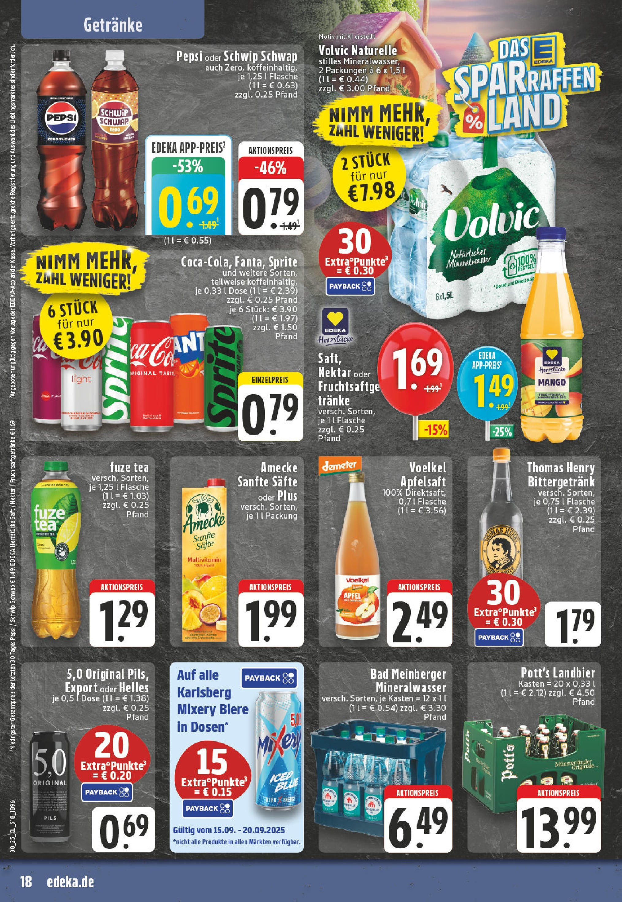Edeka prospekt Lünen (ab 14.09.2025) » Angebote Online | Seite: 20 | Produkte: Äpfel, Apfelsaft, Pepsi, Saft Edeka prospekt Lünen (ab 14.09.2025) » Angebote Online | Seite: 20 | Produkte: Äpfel, Apfelsaft, Pepsi, Saft