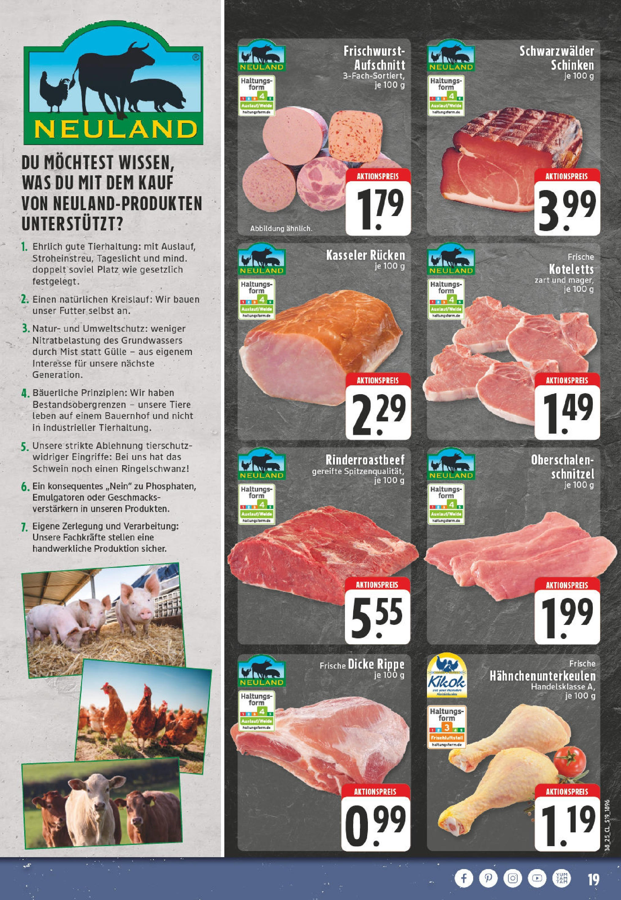 Edeka prospekt Lünen (ab 14.09.2025) » Angebote Online | Seite: 21 | Produkte: Schnitzel, Schinken Edeka prospekt Lünen (ab 14.09.2025) » Angebote Online | Seite: 21 | Produkte: Schnitzel, Schinken