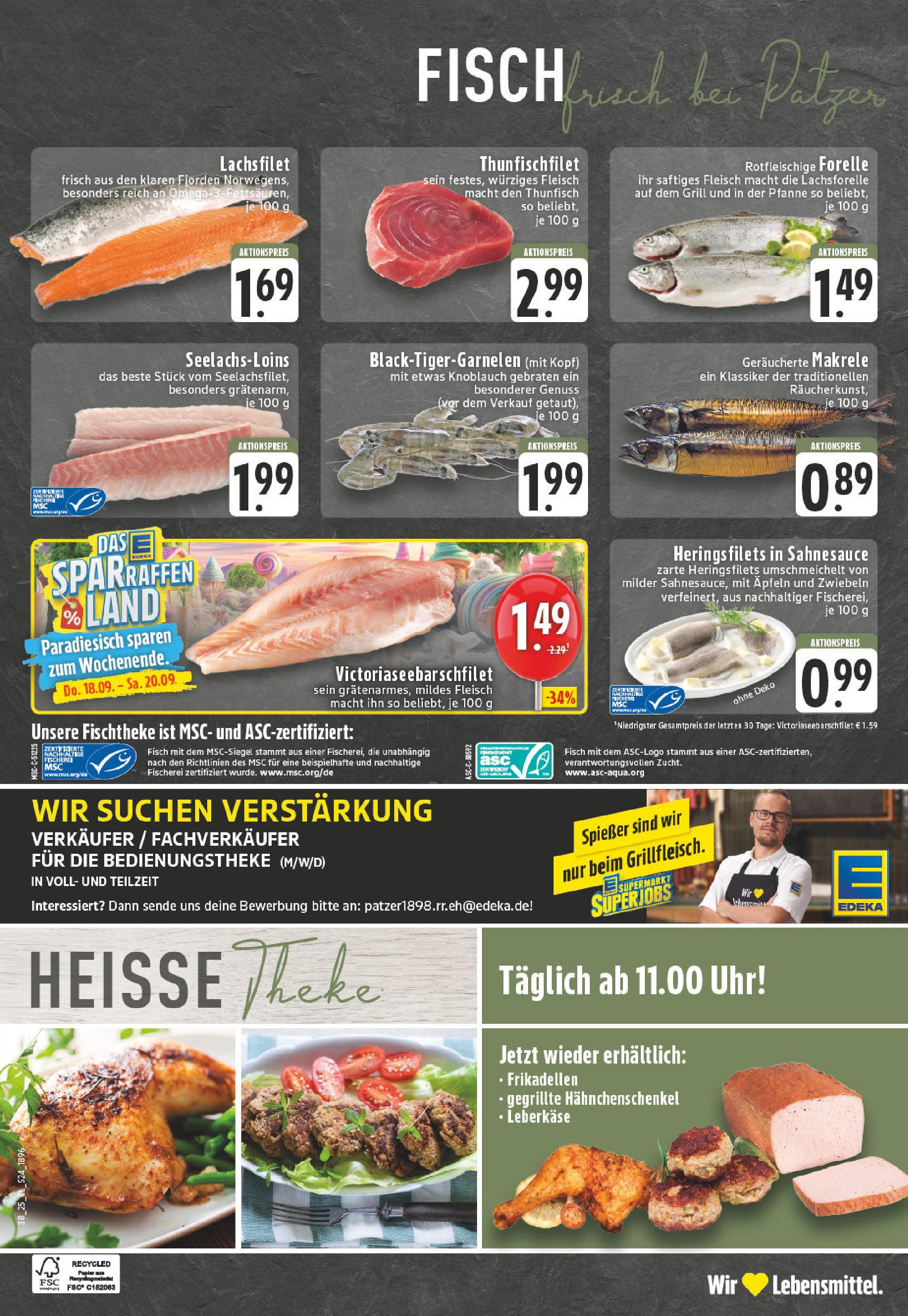 Edeka prospekt Lünen (ab 14.09.2025) » Angebote Online | Seite: 26 | Produkte: Hahnchenschenkel, Theke, Thunfisch, Fisch Edeka prospekt Lünen (ab 14.09.2025) » Angebote Online | Seite: 26 | Produkte: Hahnchenschenkel, Theke, Thunfisch, Fisch