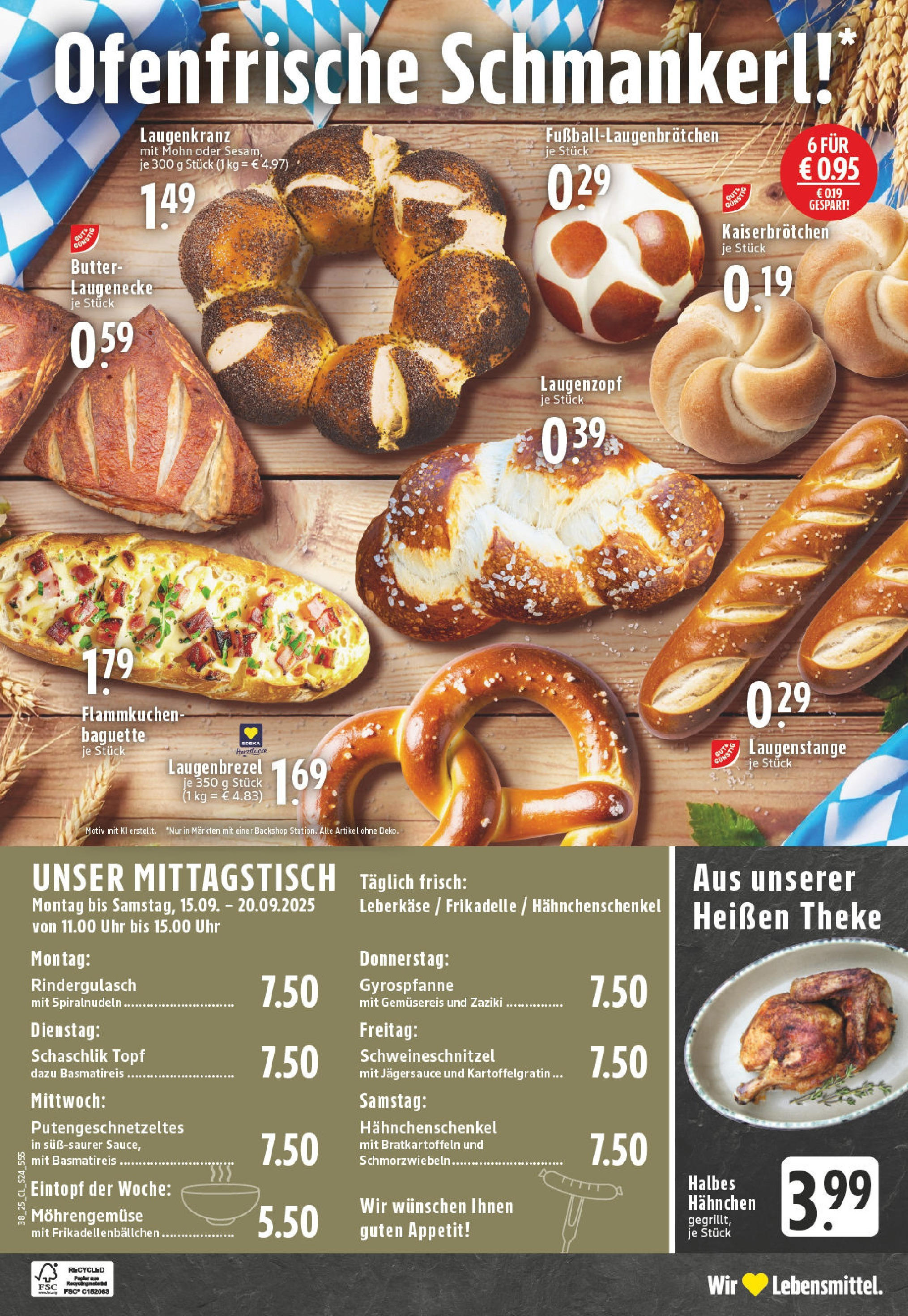 Edeka prospekt Duisburg-Walsum (ab 14.09.2025) » Angebote Online | Seite: 26 | Produkte: Rindergulasch, Hahnchen, Basmatireis, Theke Edeka prospekt Duisburg-Walsum (ab 14.09.2025) » Angebote Online | Seite: 26 | Produkte: Rindergulasch, Hahnchen, Basmatireis, Theke