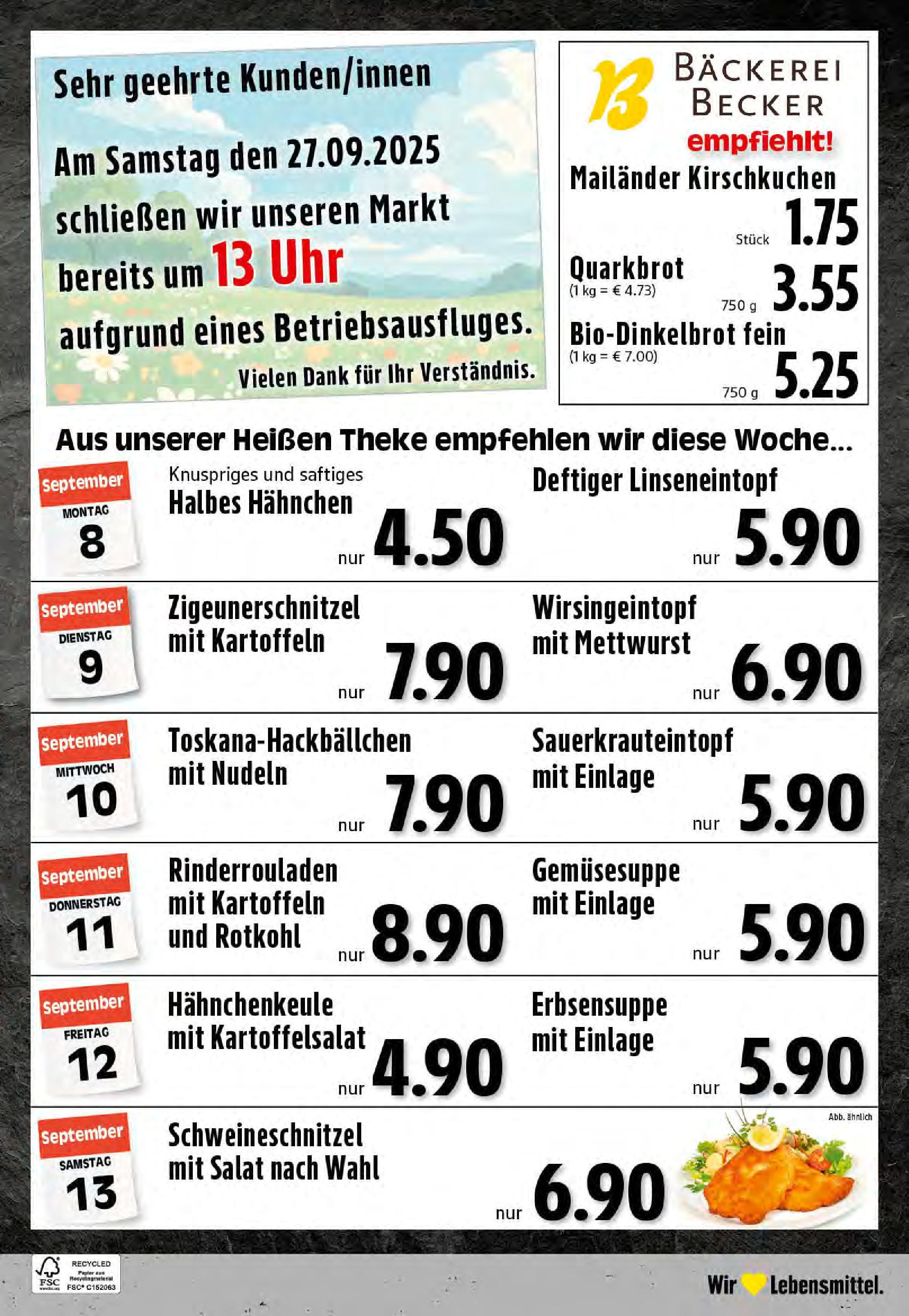 Edeka prospekt Reken-Bahnhof	 (ab 14.09.2025) » Angebote Online | Seite: 24 | Produkte: Hahnchen, Pasta, Nudeln, Salat