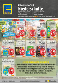Edeka prospekt Verl	 ab 14.09.2025 gültig
