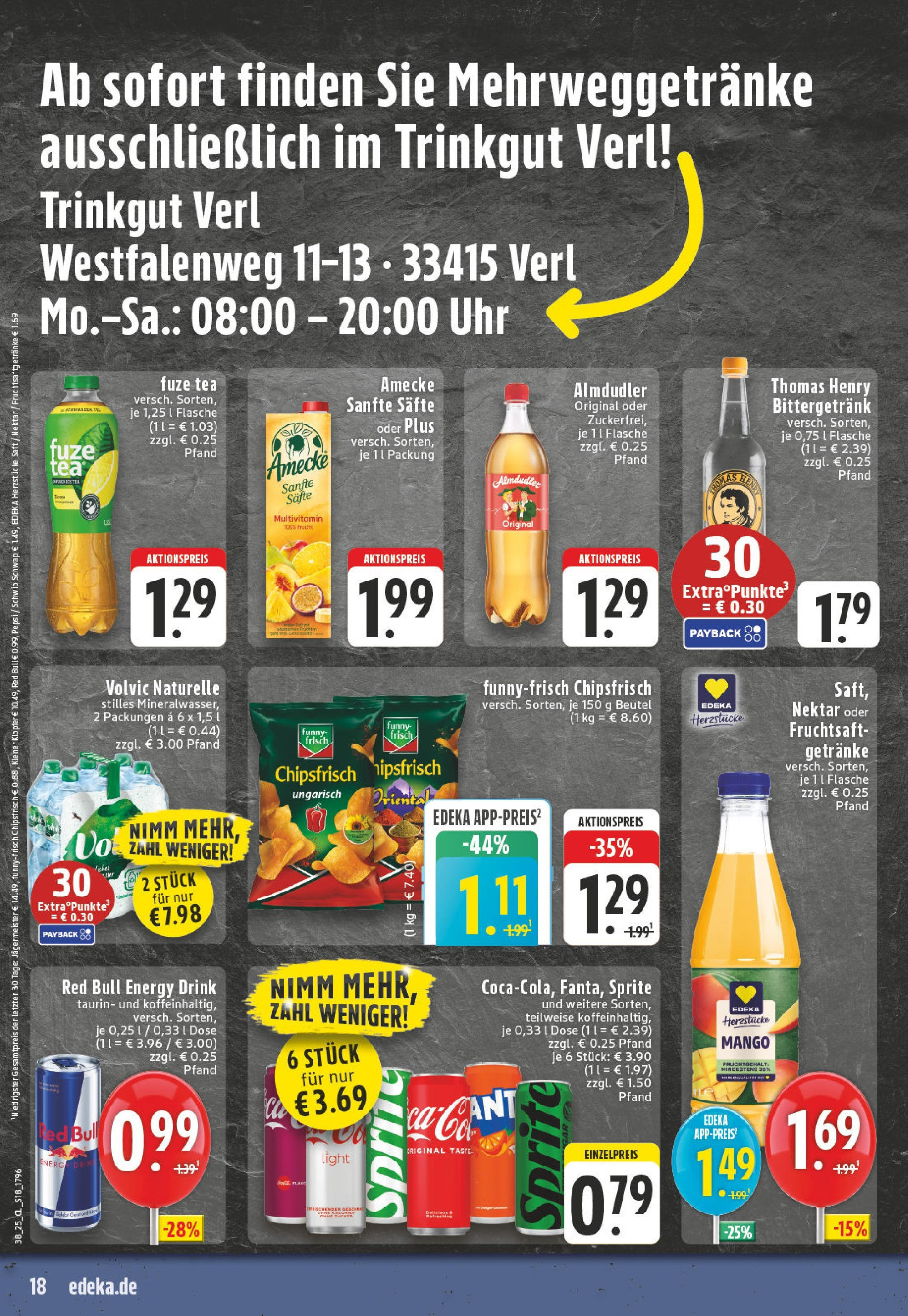 Edeka prospekt Verl	 (ab 14.09.2025) » Angebote Online | Seite: 20