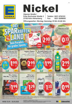 Edeka prospekt Köln	 ab 14.09.2025 gültig