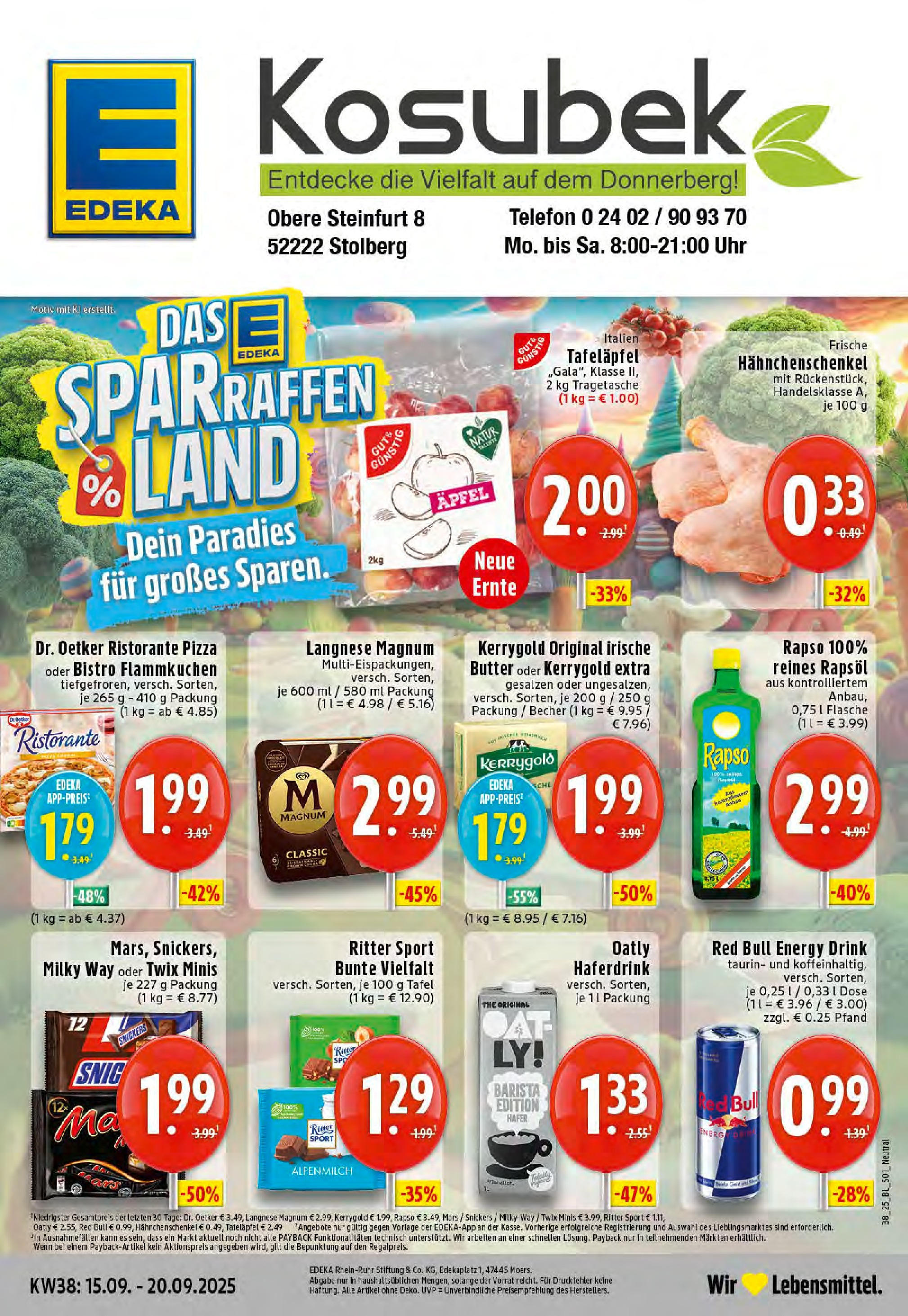 Edeka prospekt Stolberg	 (ab 14.09.2025) » Angebote Online | Seite: 1
