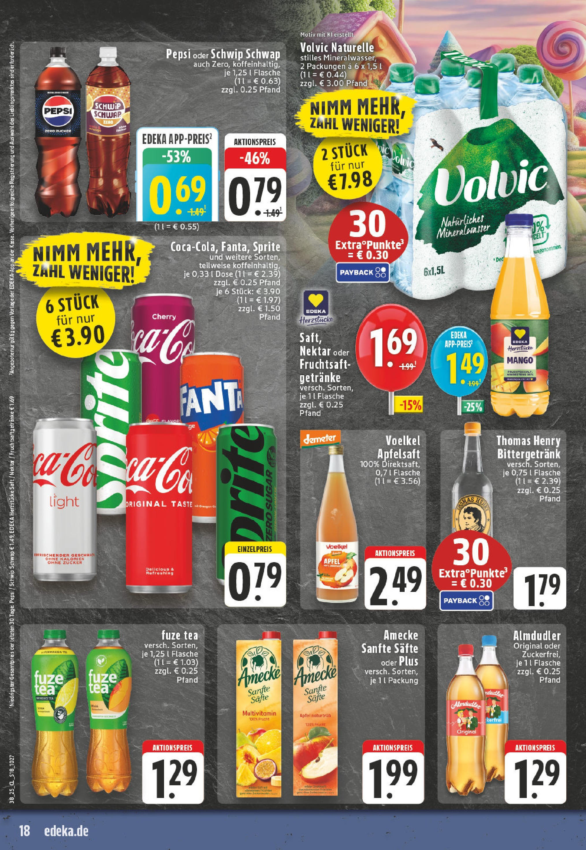 Edeka prospekt Ruppichteroth (ab 14.09.2025) » Angebote Online | Seite: 20 | Produkte: Sprite, Äpfel, Apple, Volvic Edeka prospekt Ruppichteroth (ab 14.09.2025) » Angebote Online | Seite: 20 | Produkte: Sprite, Äpfel, Apple, Volvic