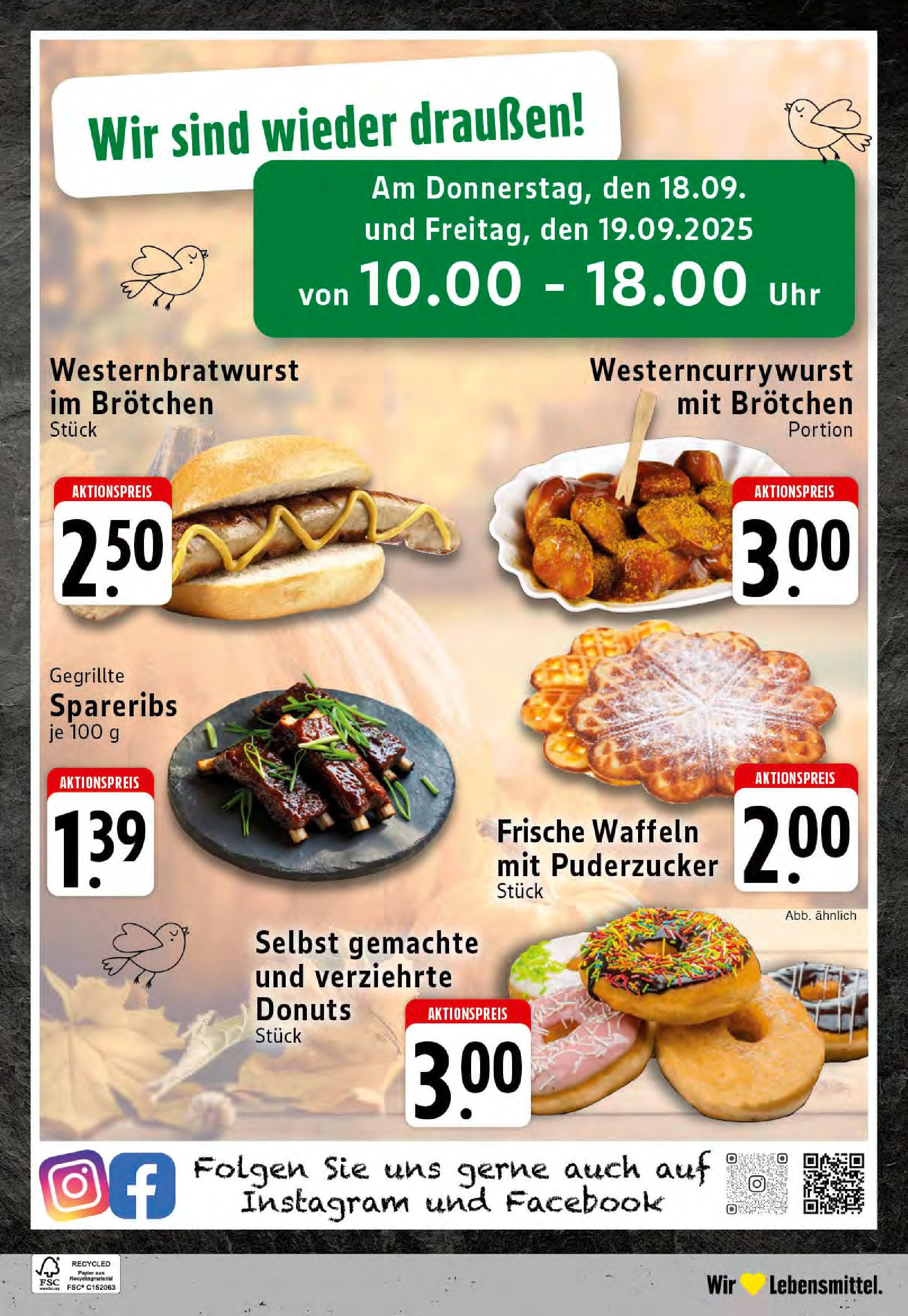 Edeka prospekt Dortmund-Eving	 (ab 14.09.2025) » Angebote Online | Seite: 24 | Produkte: Waffeln, Donuts