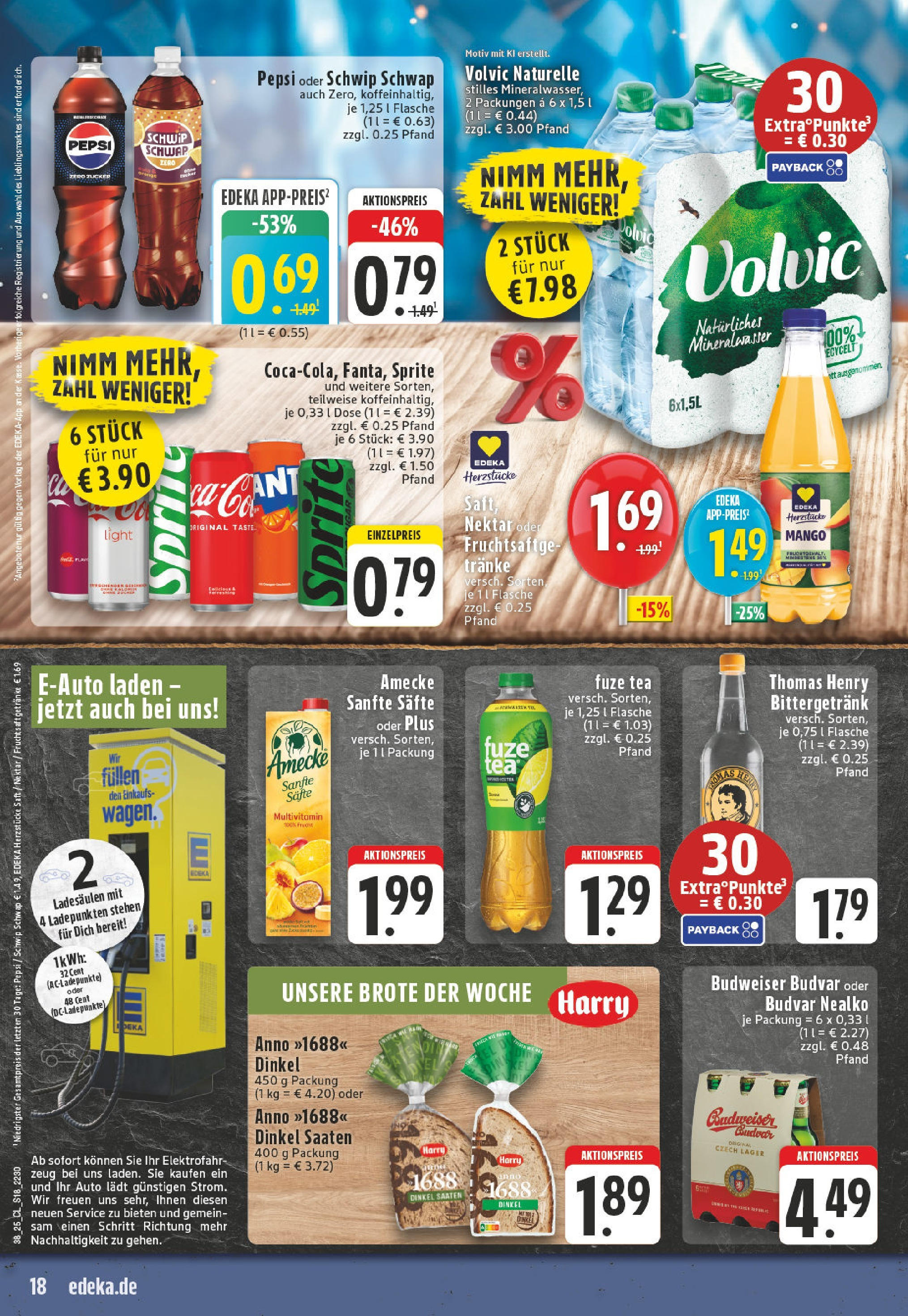 Edeka prospekt Leverkusen (ab 14.09.2025) » Angebote Online | Seite: 20 | Produkte: Mixer, Schwip schwap, Zucker, Volvic Edeka prospekt Leverkusen (ab 14.09.2025) » Angebote Online | Seite: 20 | Produkte: Mixer, Schwip schwap, Zucker, Volvic