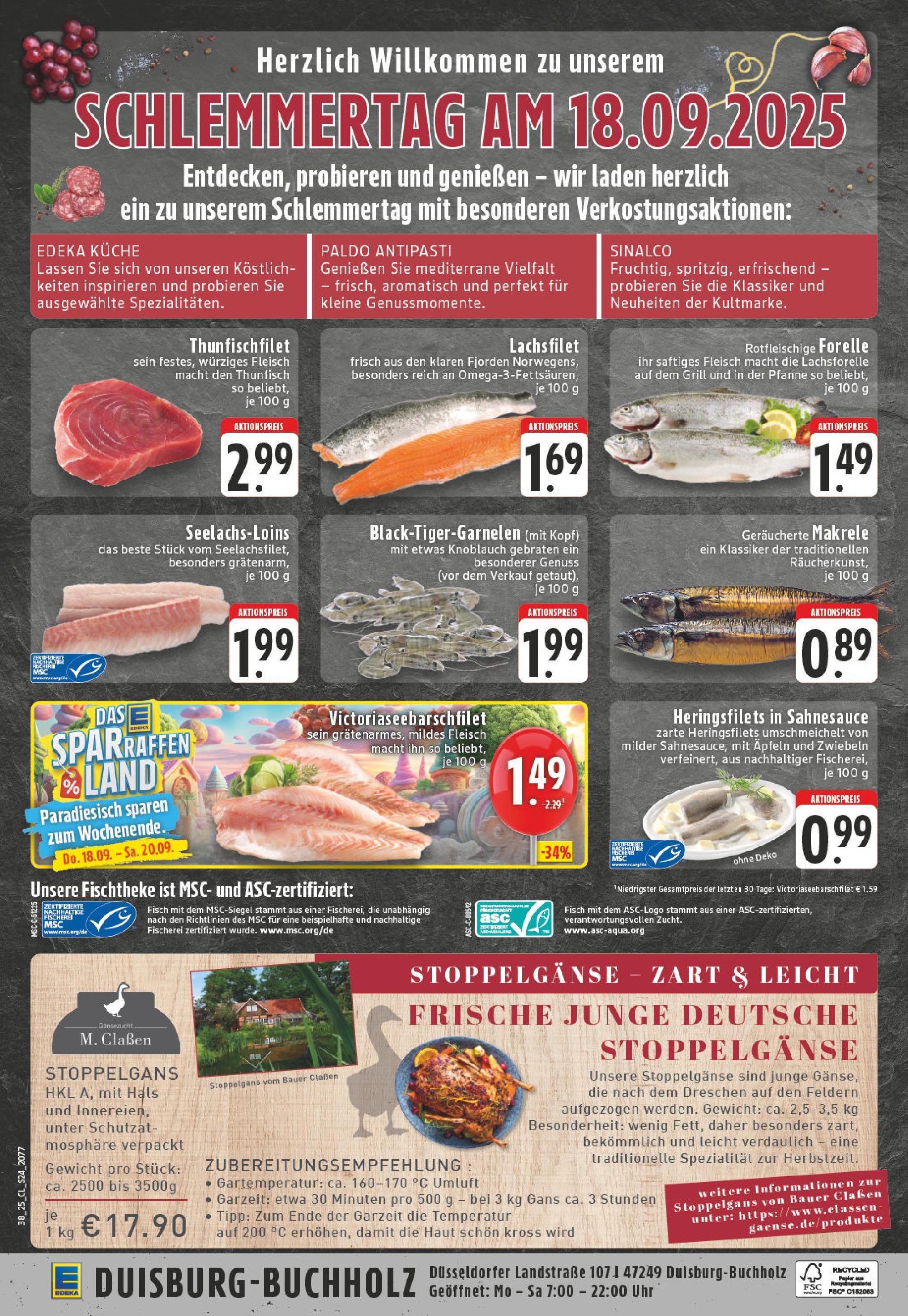 Edeka prospekt Duisburg (ab 14.09.2025) » Angebote Online | Seite: 26 | Produkte: Sinalco, Grill, Thunfisch, Küche Edeka prospekt Duisburg (ab 14.09.2025) » Angebote Online | Seite: 26 | Produkte: Sinalco, Grill, Thunfisch, Küche