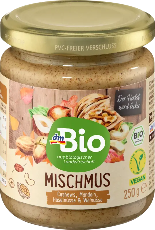 dmBio Mischmus aus vier Nusssorten