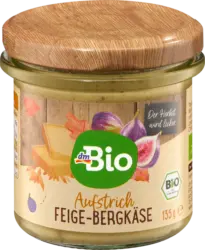 dmBio Brotaufstrich, Feige & Bergkäse