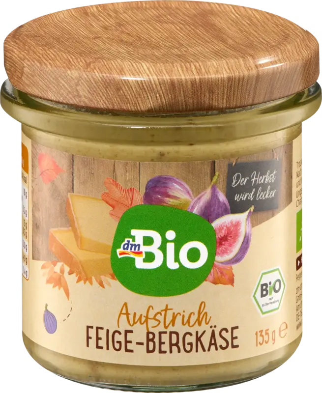 dmBio Brotaufstrich, Feige & Bergkäse